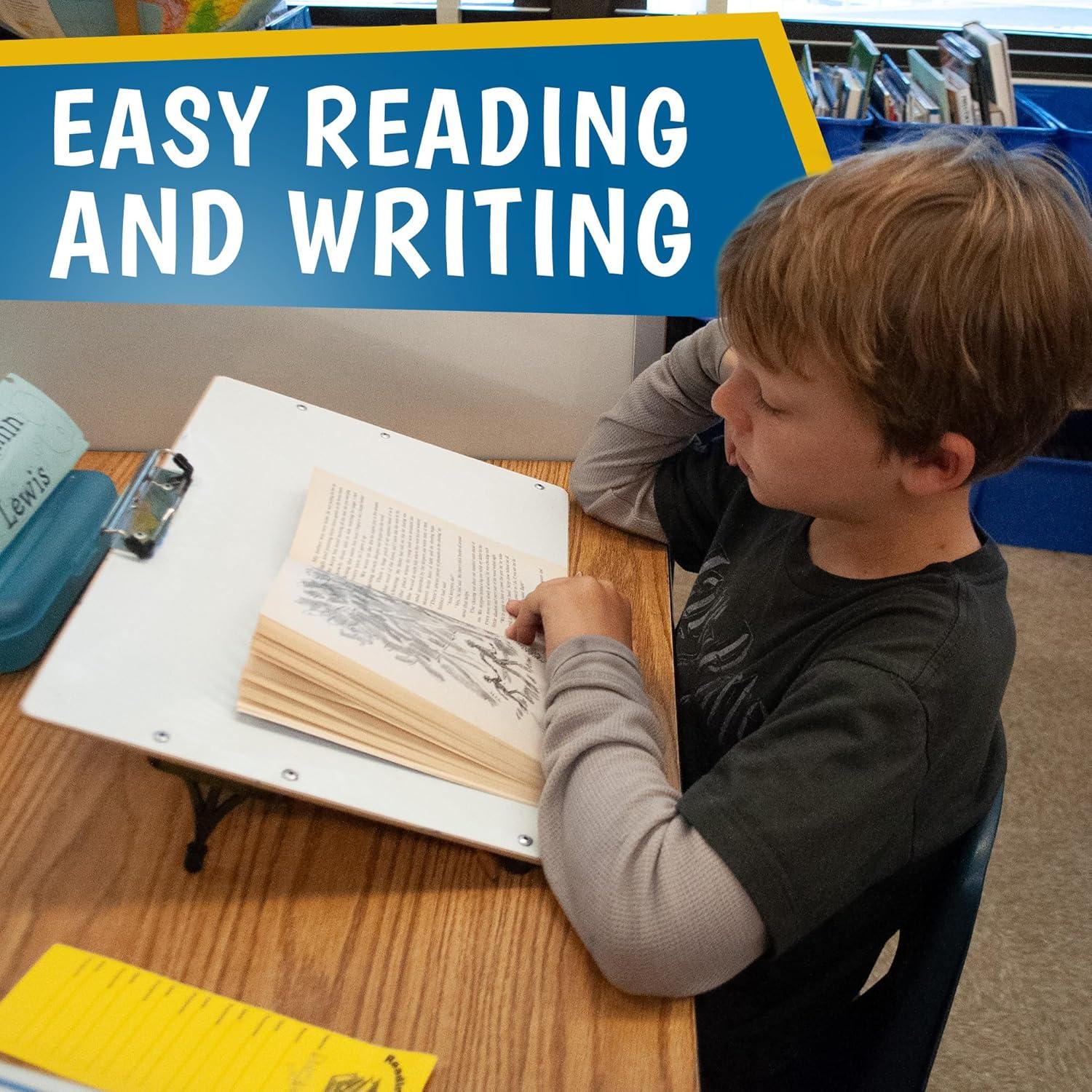 Tablero Inclinado Ergonómico Visual Edge 22° Verde Magnético