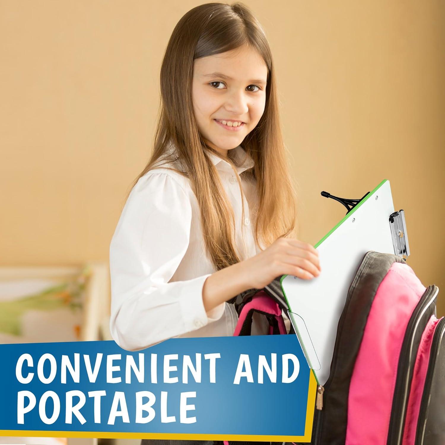 Tablero Inclinado Ergonómico Visual Edge 22° Verde Magnético