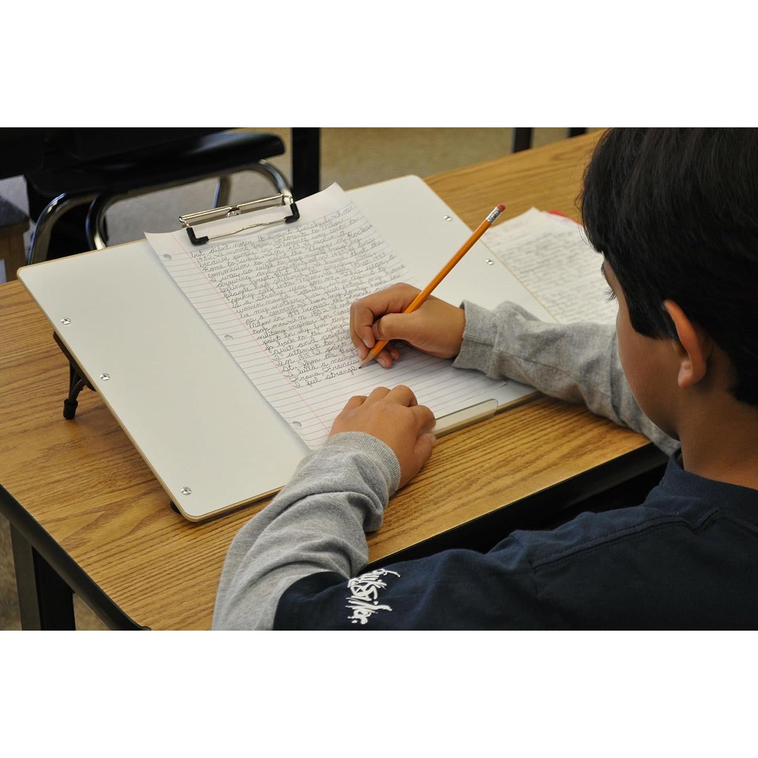 Tablero Inclinado Ergonómico Visual Edge 22° Verde Magnético