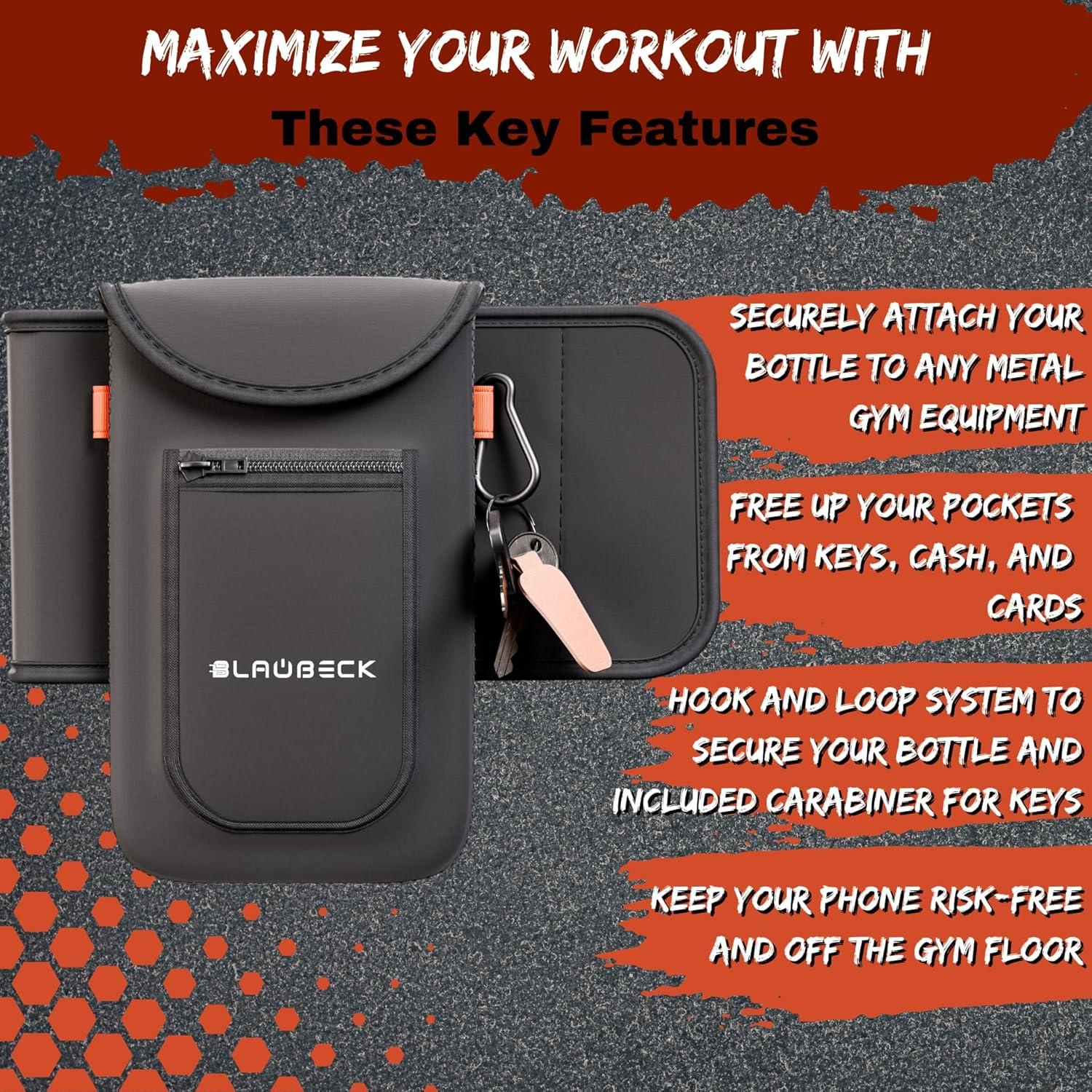 Funda Magnética para Botella de Agua BLAUBECK MagBag02 - Negro