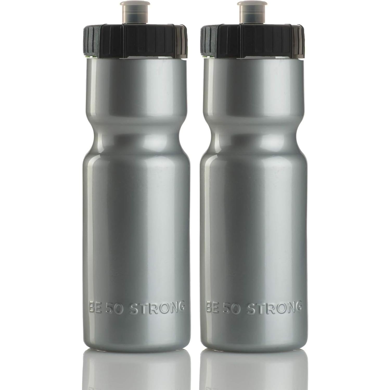 Combo Soporte y Botellas de Agua 50 Strong 1.27L Ciclismo