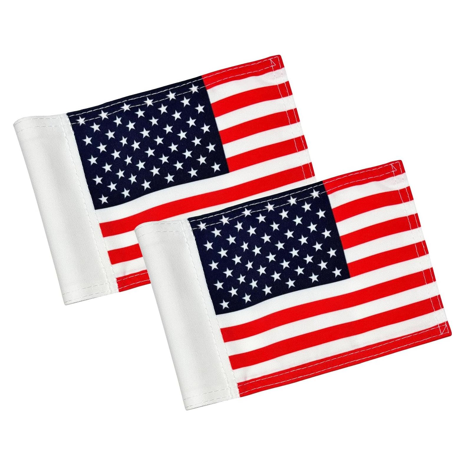 Banderas de Golf Americana AZCOVER 2 Pack 15.24x20.32 cm