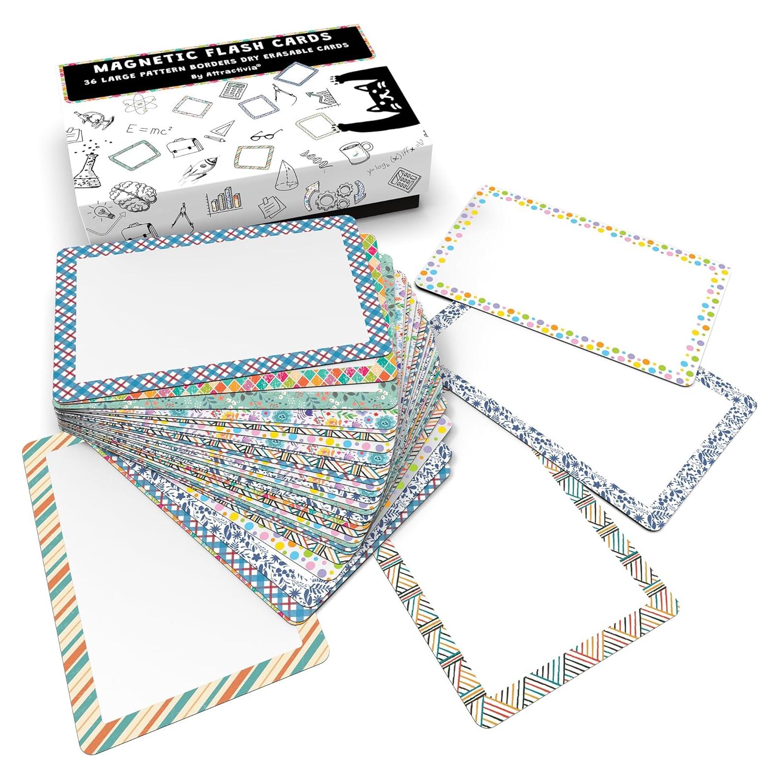 Etiquetas Magnéticas Borrables Attractivia 14.2 x 9.4 cm, 36 Pzas