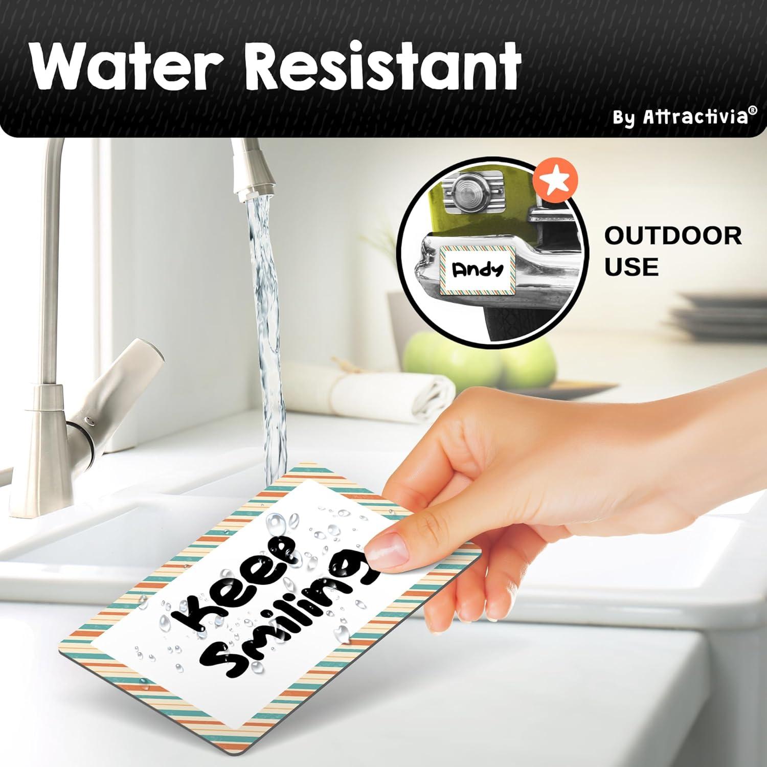 Etiquetas Magnéticas Borrables Attractivia 14.2 x 9.4 cm, 36 Pzas