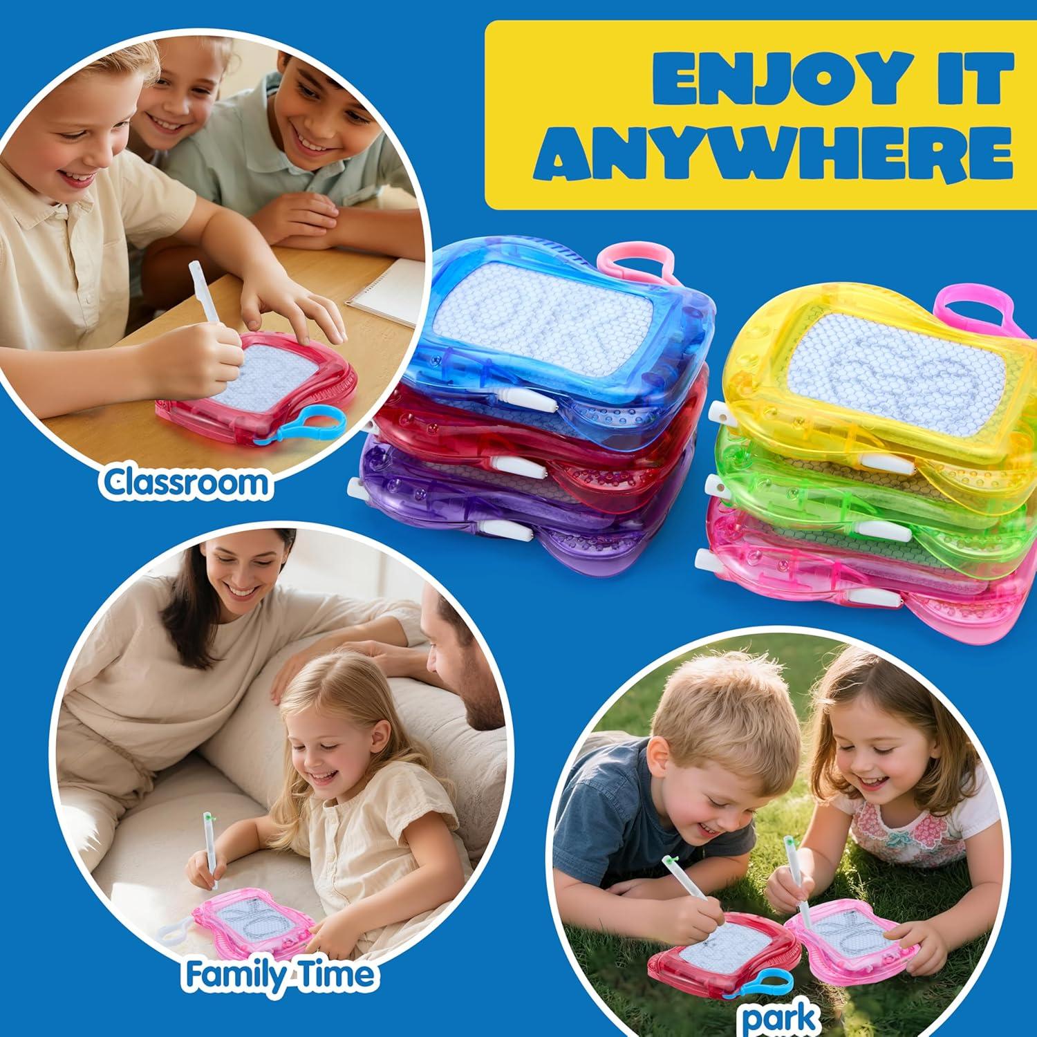 Mini Pizarras Magnéticas JOYIN 12 Pcs Borrables 10.16 cm