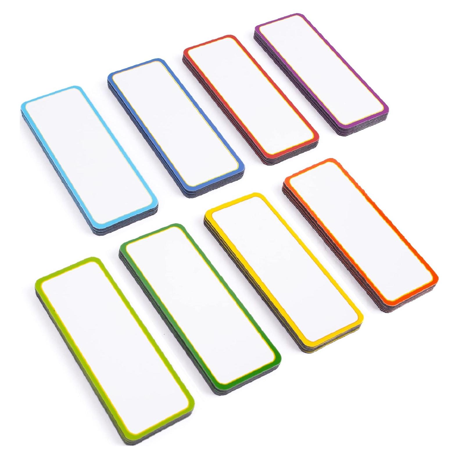 Etiquetas Magnéticas Reutilizables Availey 48 Piezas 8.1x3 cm