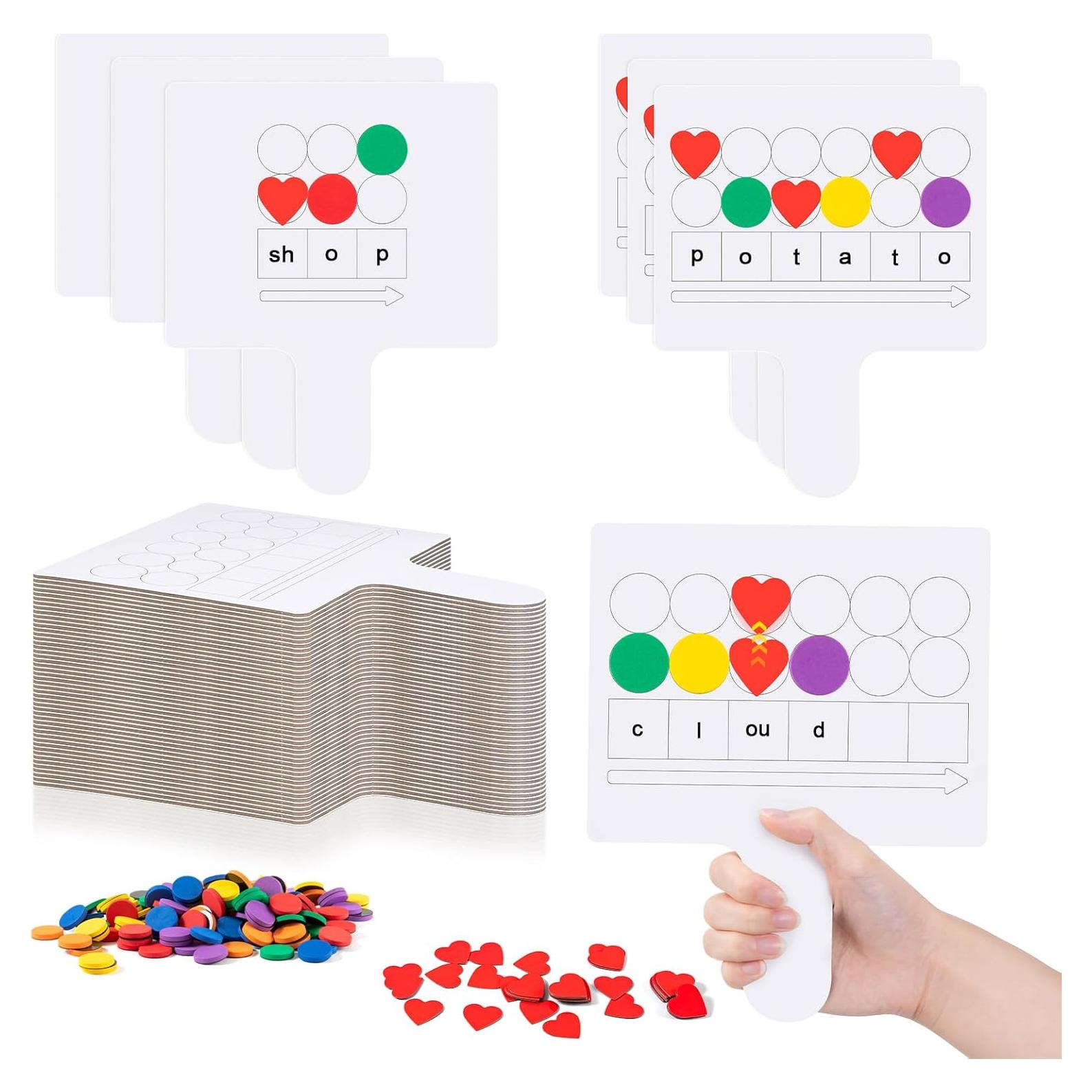 Juego de Conciencia Fonética Lincia 50 Pcs - Tableros Magnéticos 20x25cm