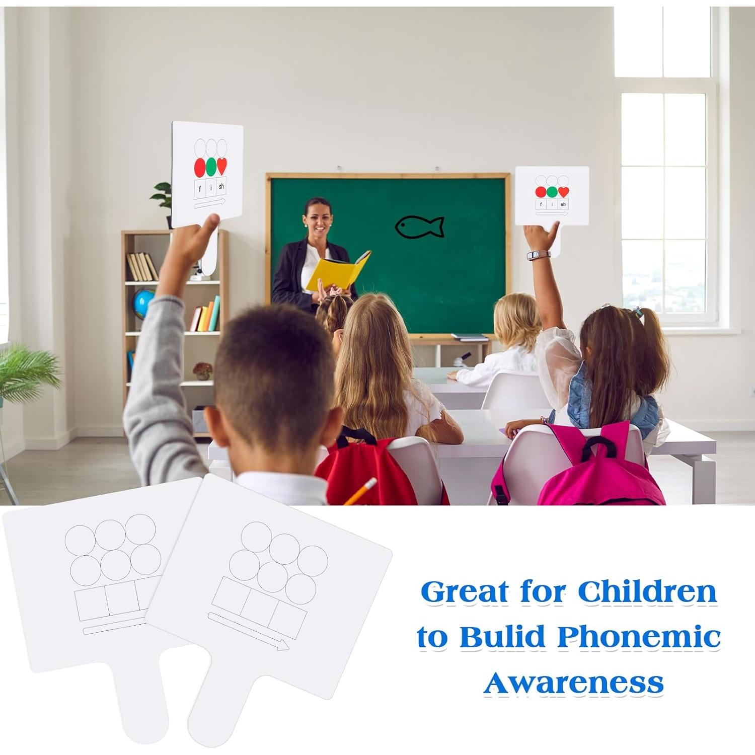 Juego de Conciencia Fonética Lincia 50 Pcs - Tableros Magnéticos 20x25cm