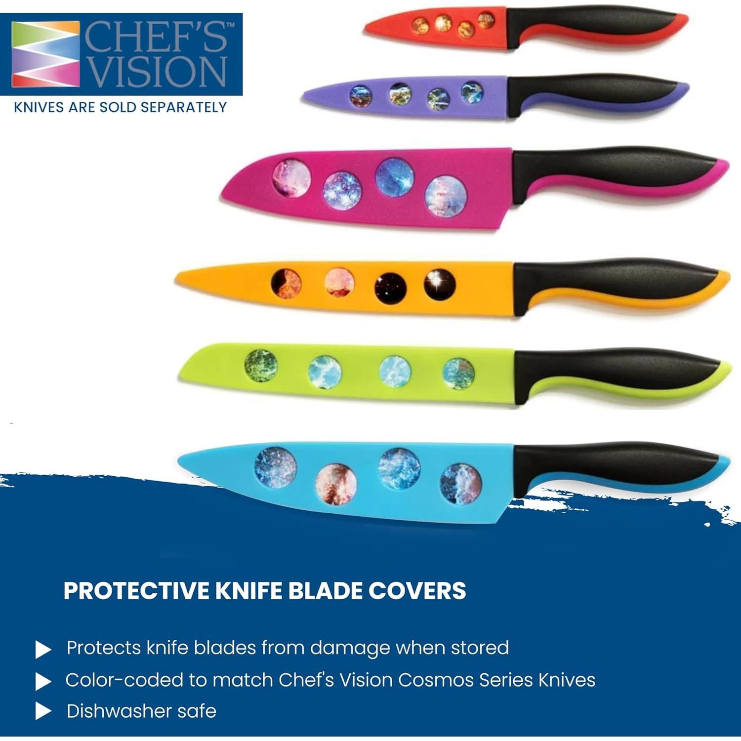 Cubiertas de Cuchillo Chef's Vision Cosmos - Protectores Duraderos