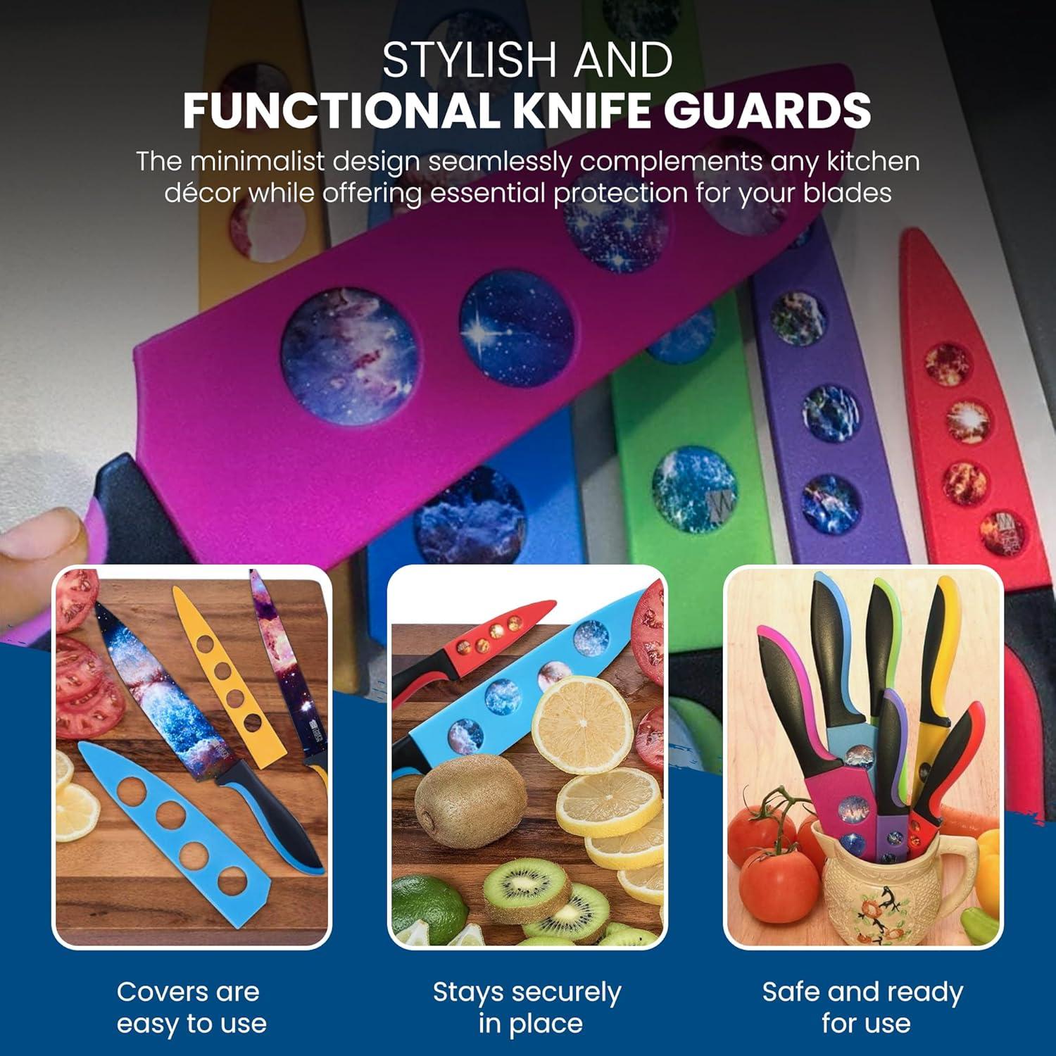 Cubiertas de Cuchillo Chef's Vision Cosmos - Protectores Duraderos