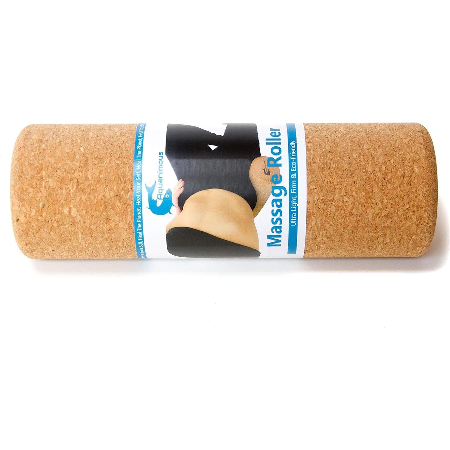 Rodillo de Masaje de Corcho Natural Aquanimous 30.48 cm