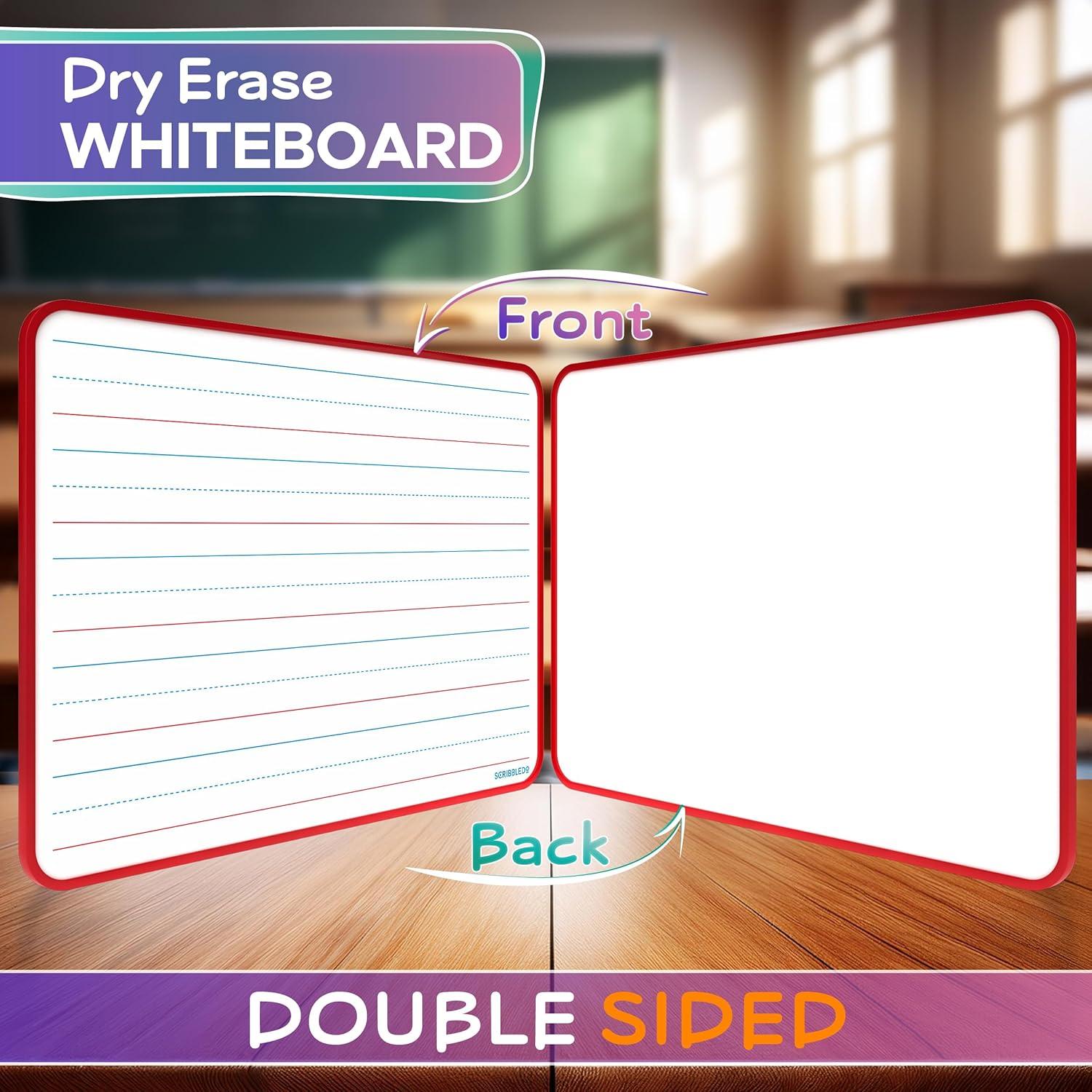 Pizarra Magnética Doble Cara Scribbledo 30.5x23 cm para Niños