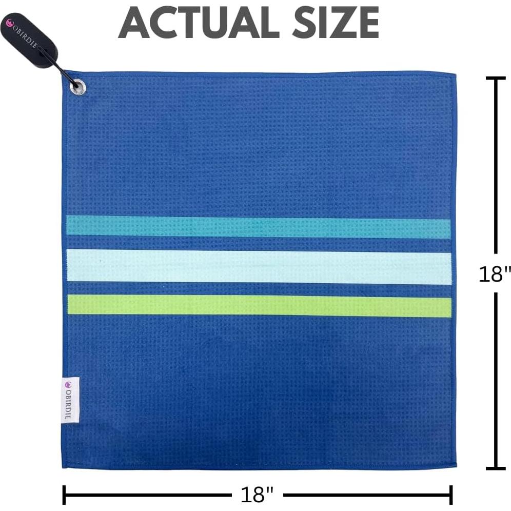 Toalla de Golf Magnética Obirdie 45.72x45.72cm Microfibra