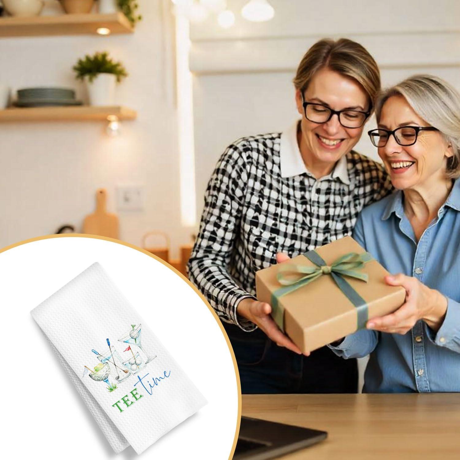 Toalla de Cocina HSIASHENG 24x16 cm Tejido Waffle Decorativa