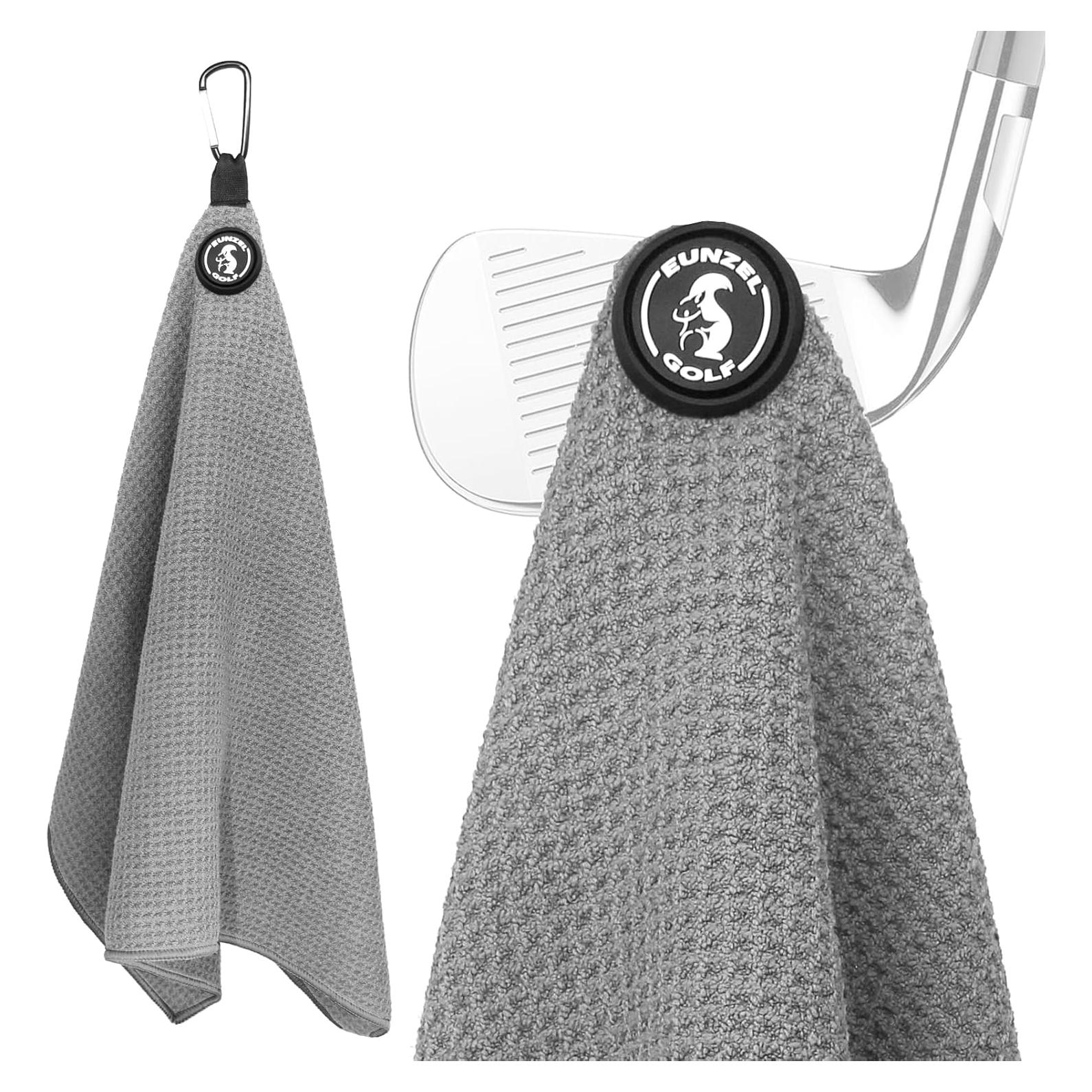 Toalla de Golf Magnética Eunzel Microfibra 39.9x60cm Gris