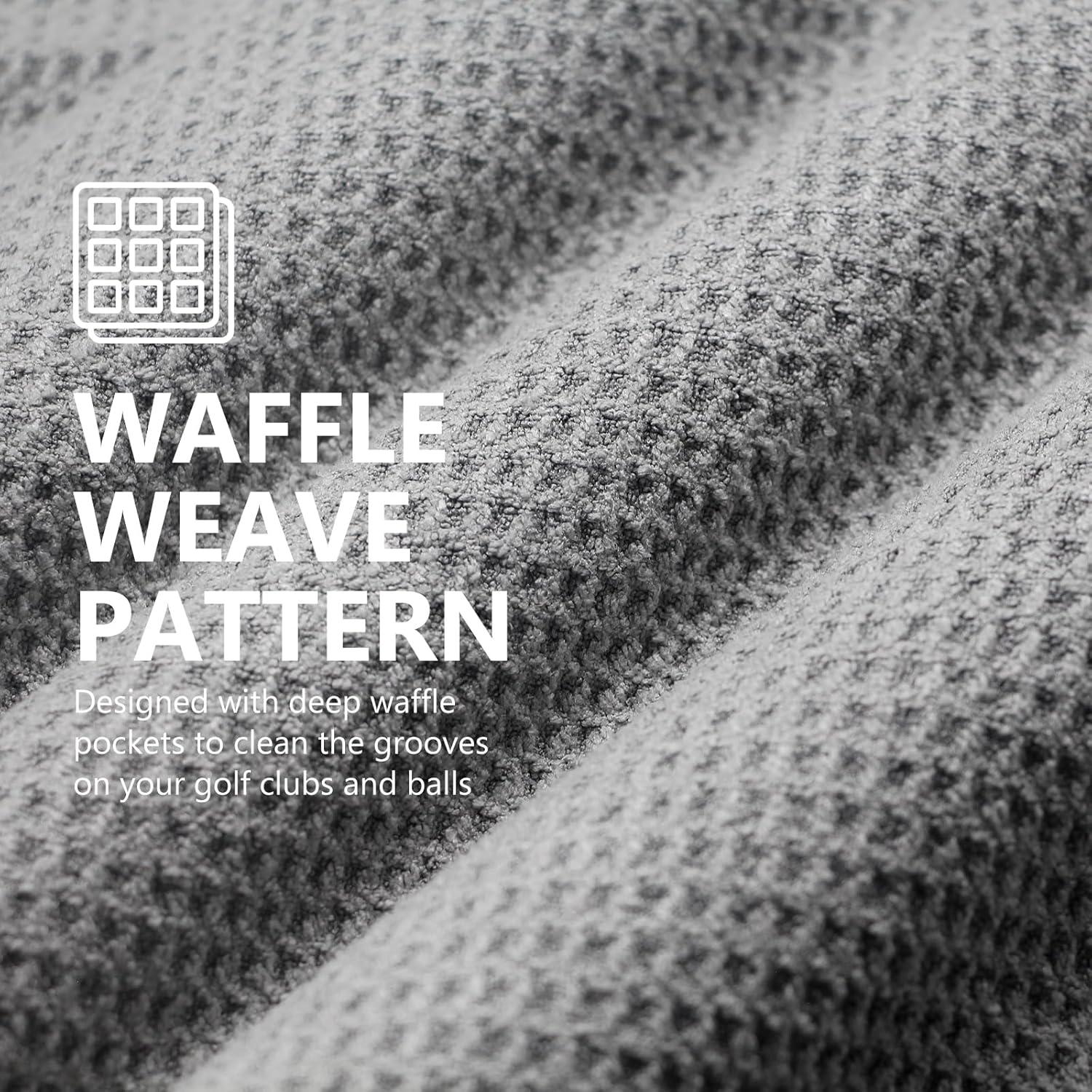 Toalla de Golf Magnética Eunzel Microfibra 39.9x60cm Gris