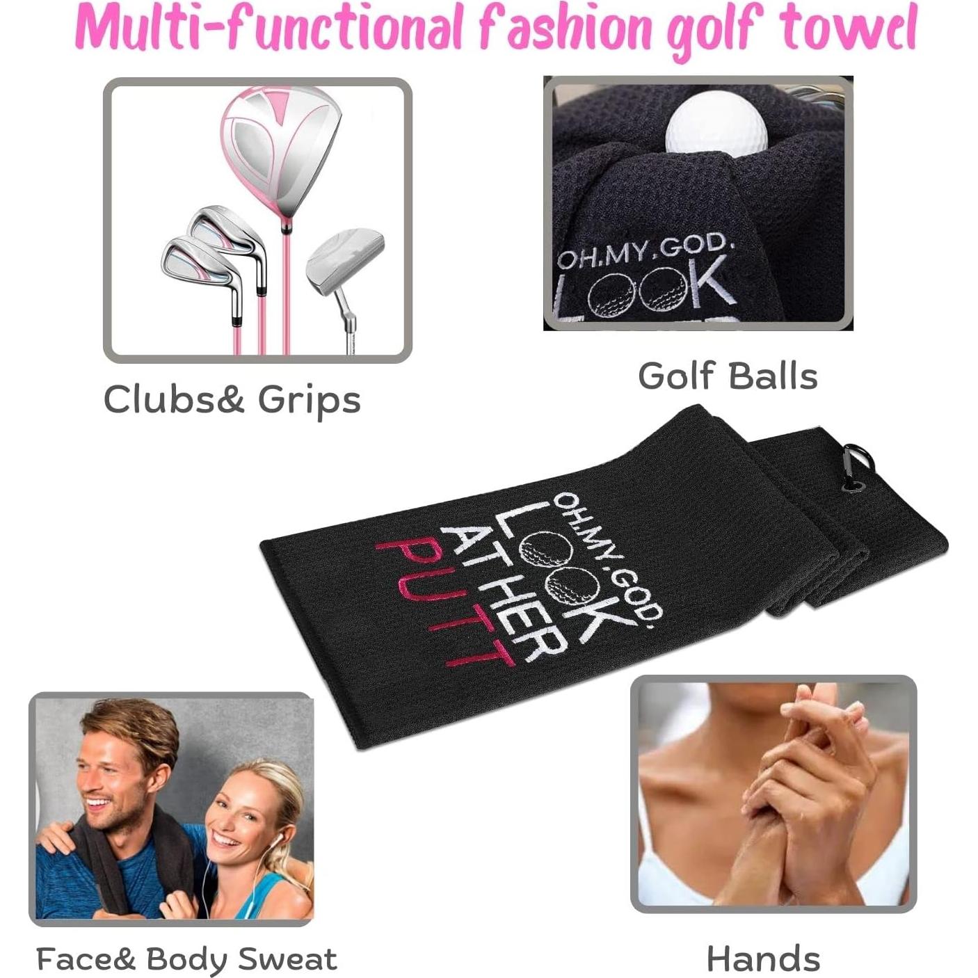 Toalla de Golf Artpreti Microfibra 60x40cm Divertida