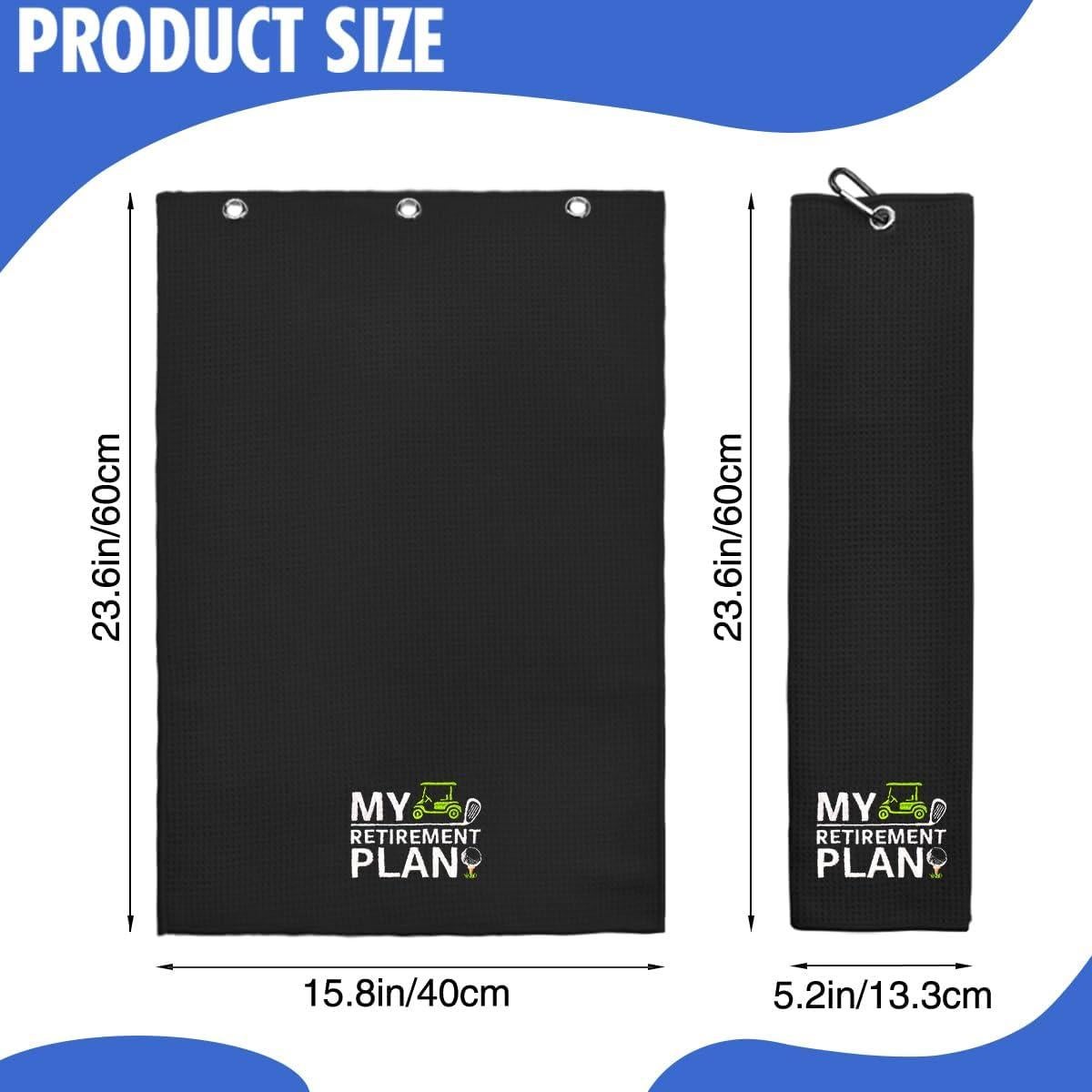 Toalla de Golf Microfibra Hafhue 60x40 cm con Bordado