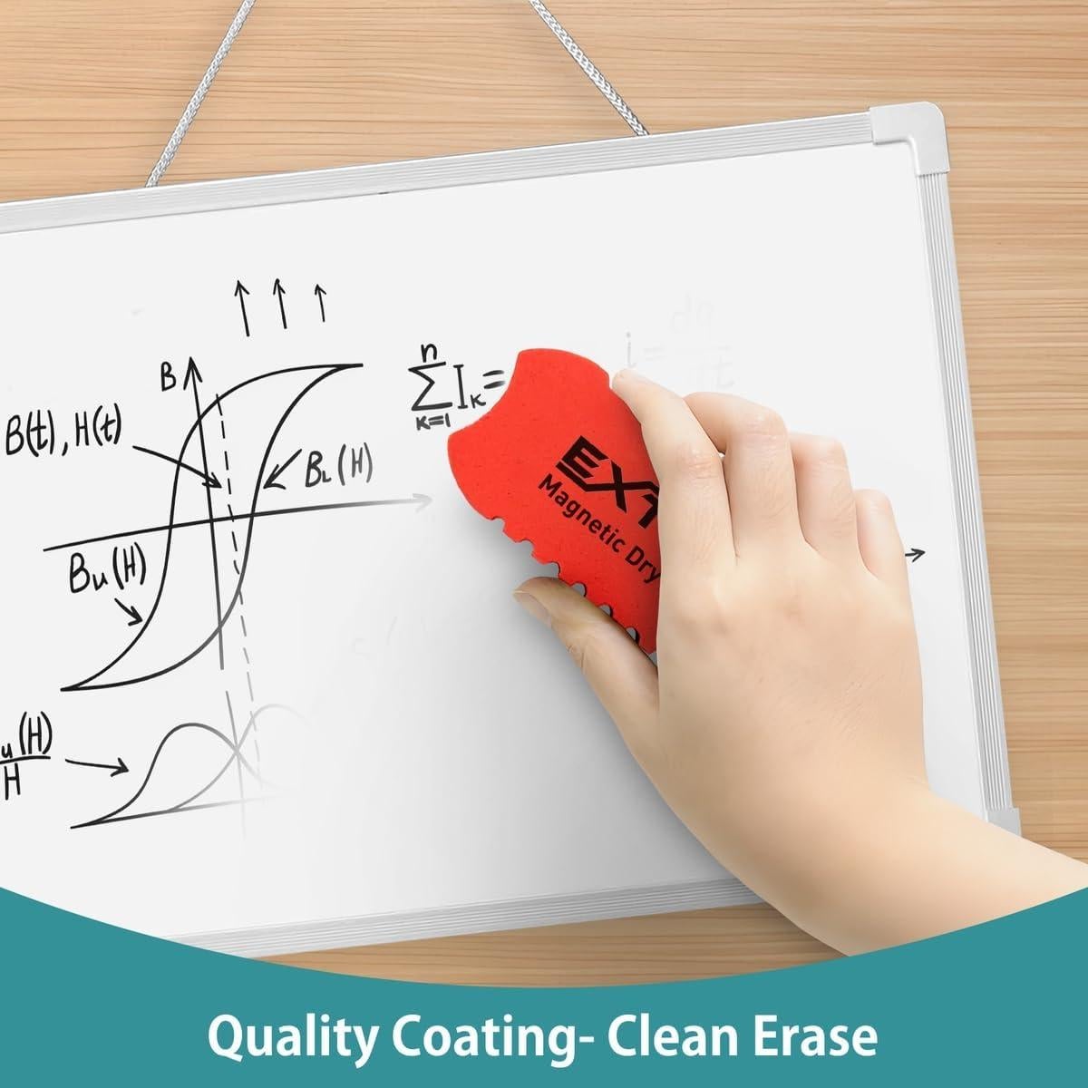 Tablero de Borrado en Seco EXTRIC 28 x 36 cm Doble Cara Magnético