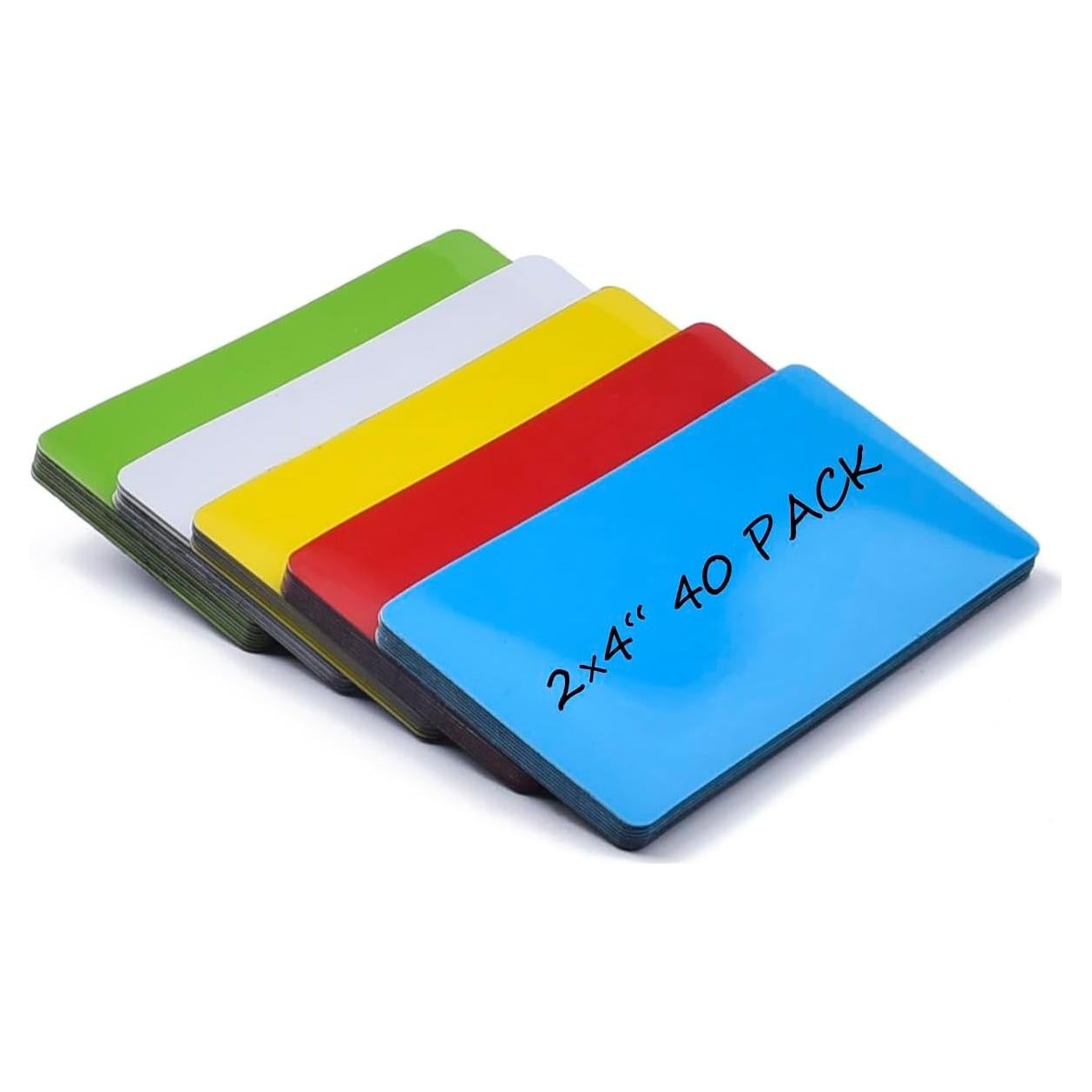 Etiquetas Magnéticas Reutilizables Realth Multicolor 40 Pcs