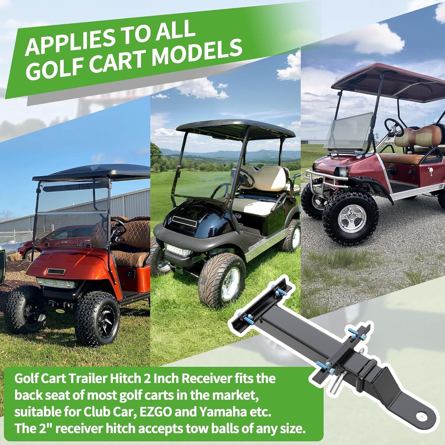 Enganche para Remolque de Carrito de Golf 10L0L Universal 2"