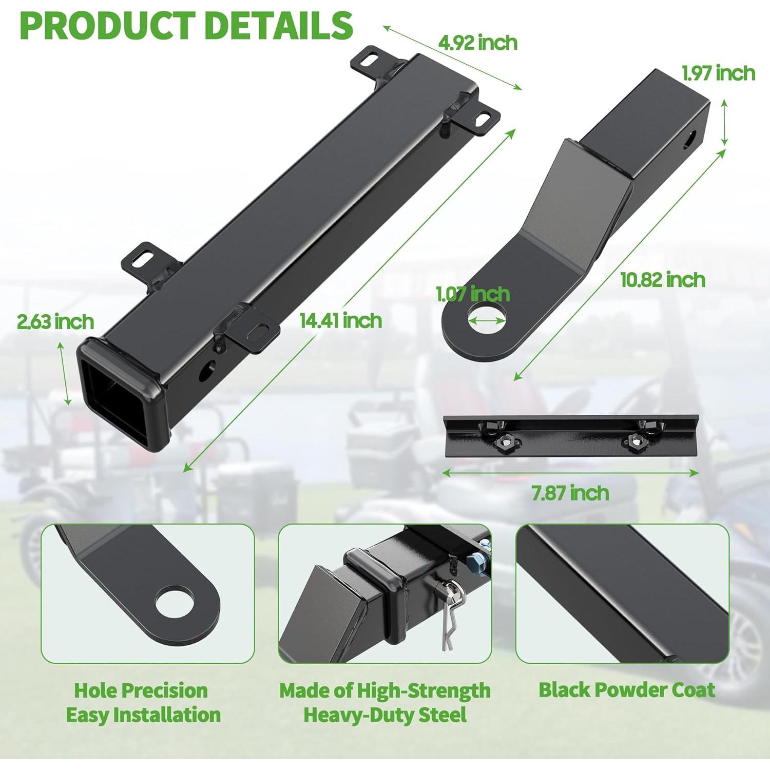 Enganche para Remolque de Carrito de Golf 10L0L Universal 2"