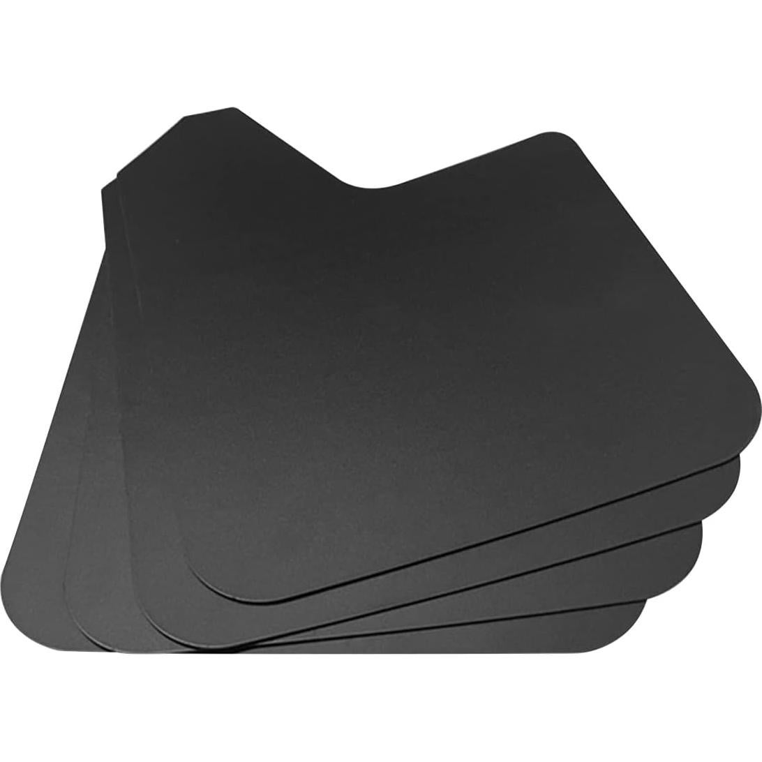 Juego de 4 Guardabarros Universales Moioee para Auto Negro