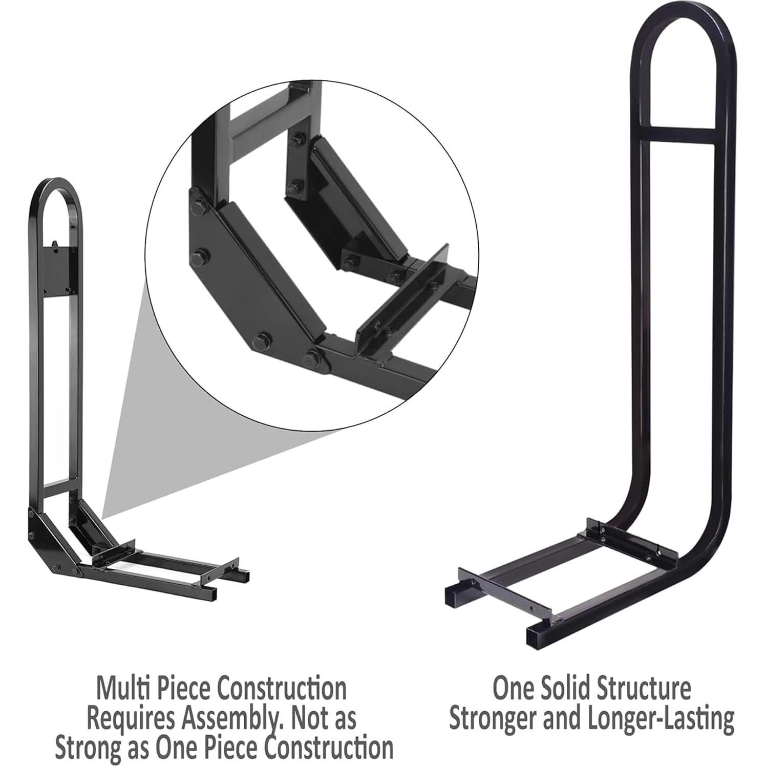 Barra de Agarre para Carro de Golf Huskey, Acero, 91.4x48.3cm