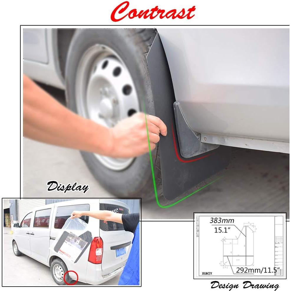 Guardabarros Universales XUKEY para Coche SUV Pickup 2pcs