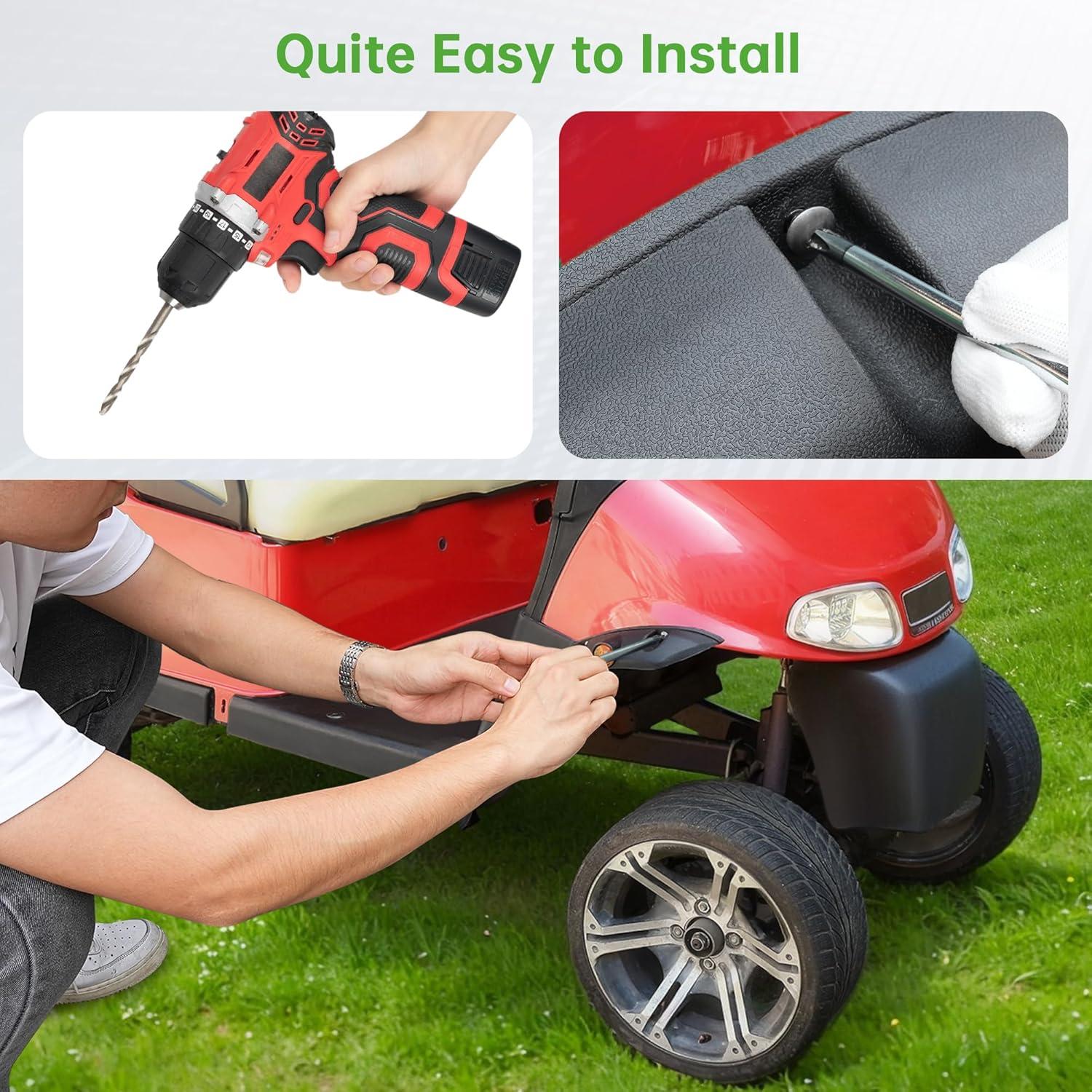 Guardabarros 10L0L para Carro de Golf EZGO RXV 2008-2015