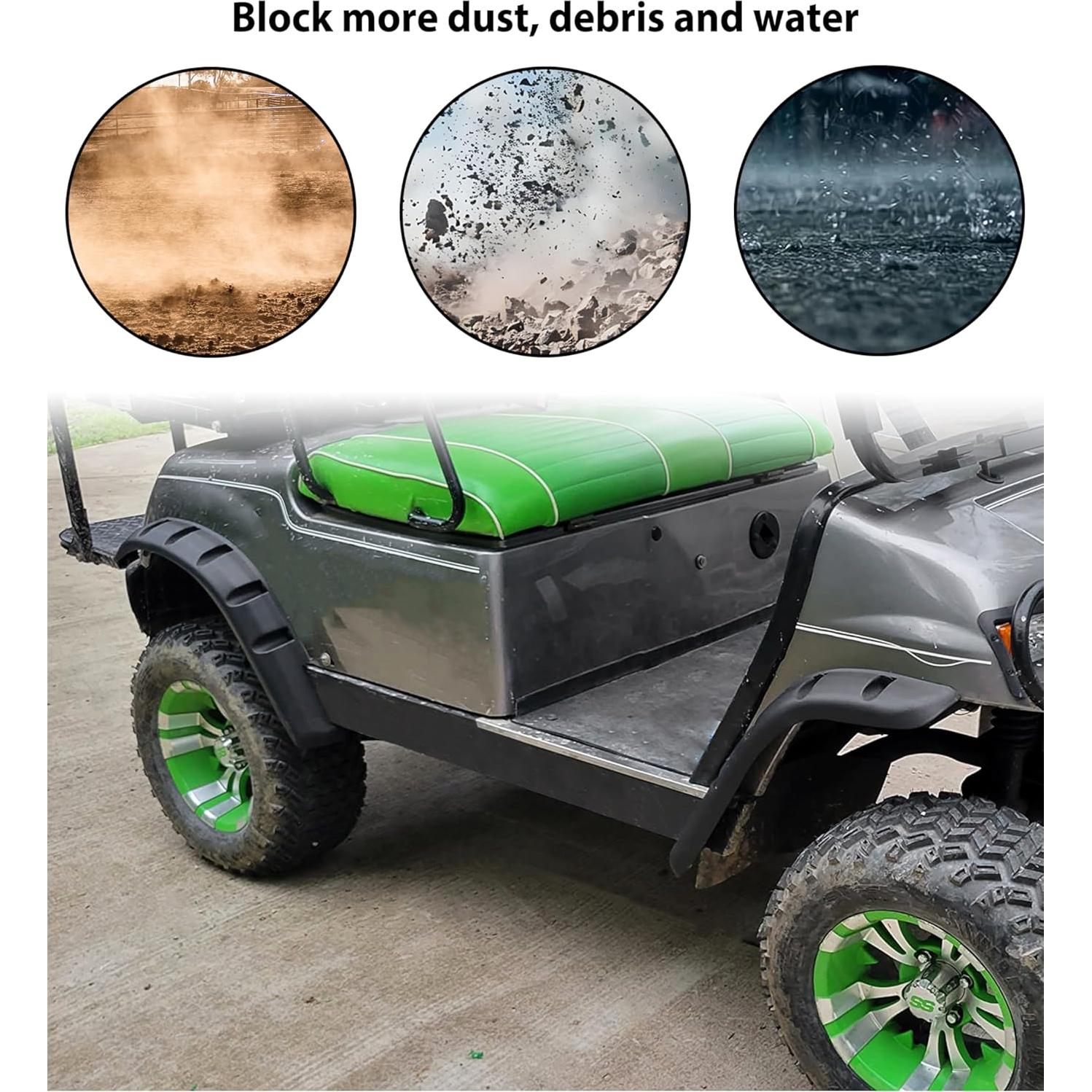 Guardabarros Delanteros y Traseros SAUTVS para Yamaha Golf Cart G14-G22