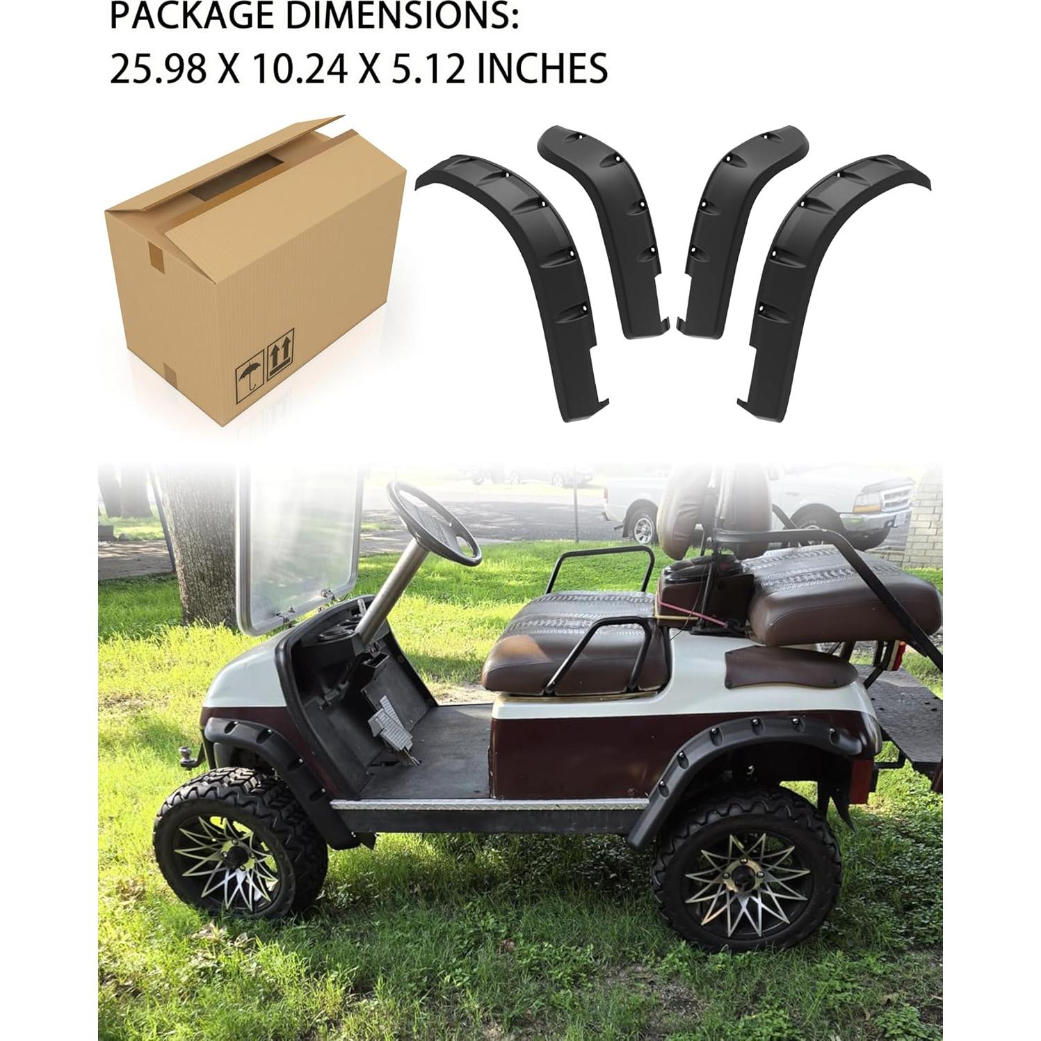 Guardabarros Delanteros y Traseros SAUTVS para Yamaha Golf Cart G14-G22