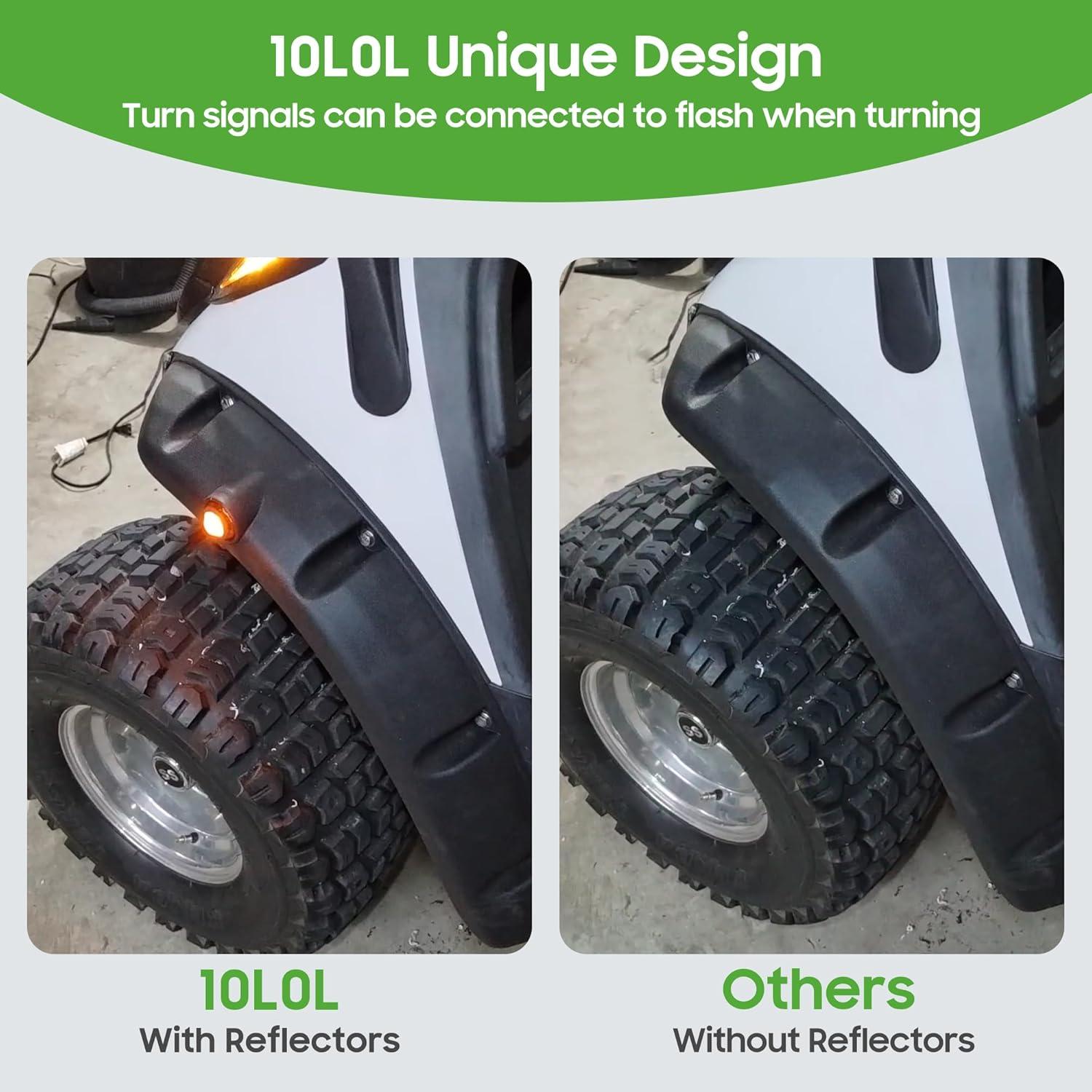 Guardabarros 10L0L para Carro de Golf EZGO TXT 1998-2013