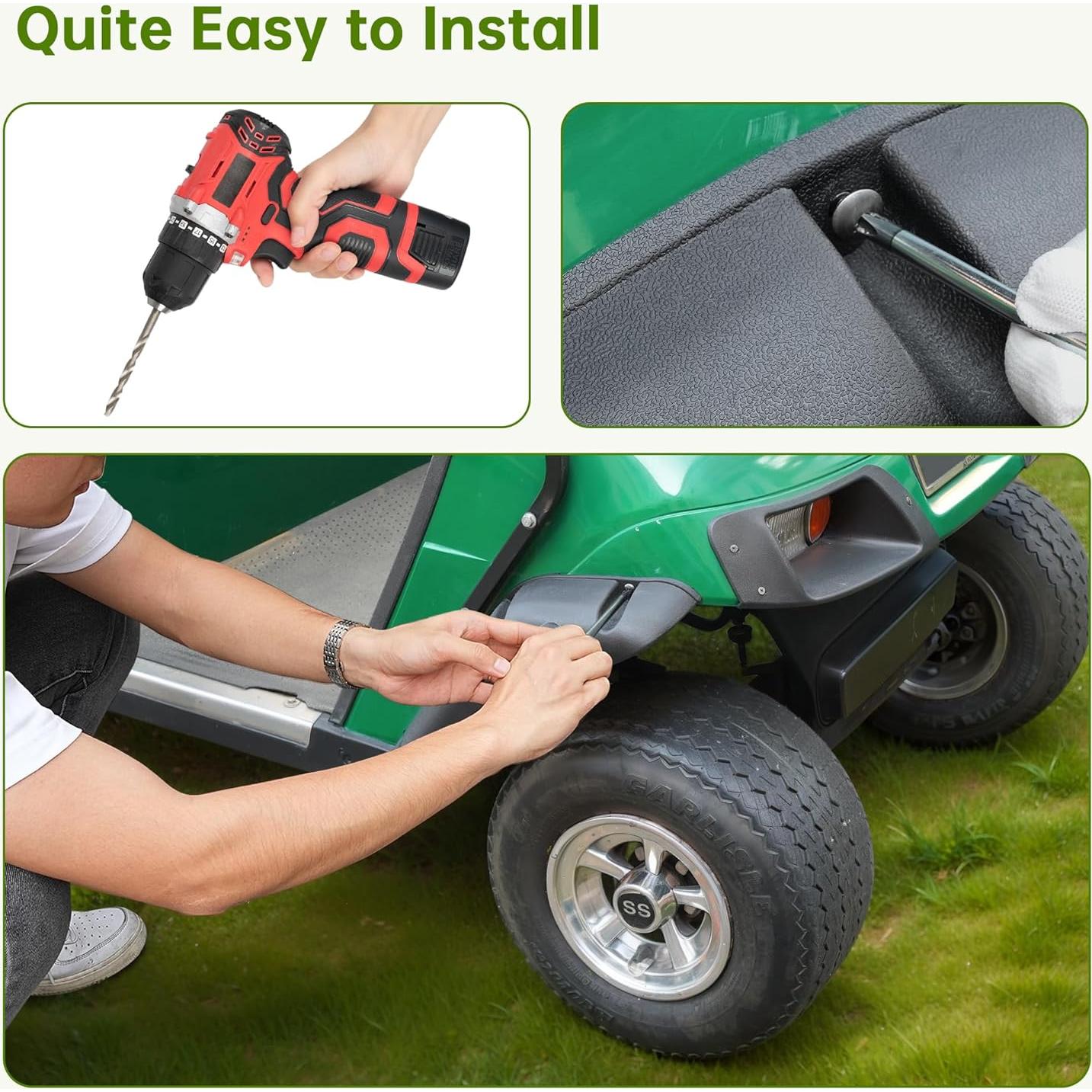 Kit de Guardabarros para Carro de Golf WORLD 9.99 MALL EZGO-TXT 1996-2013