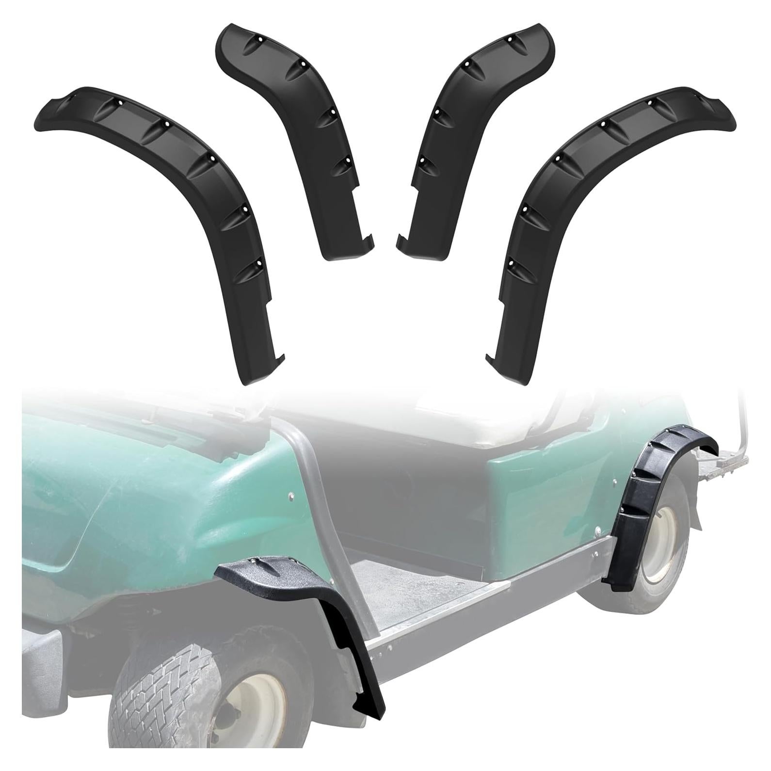 Guardabarros Delanteros y Traseros POKIAUTO para Carrito de Golf Yamaha G14 G16 G19 G20 G22 - Kit 4PCS