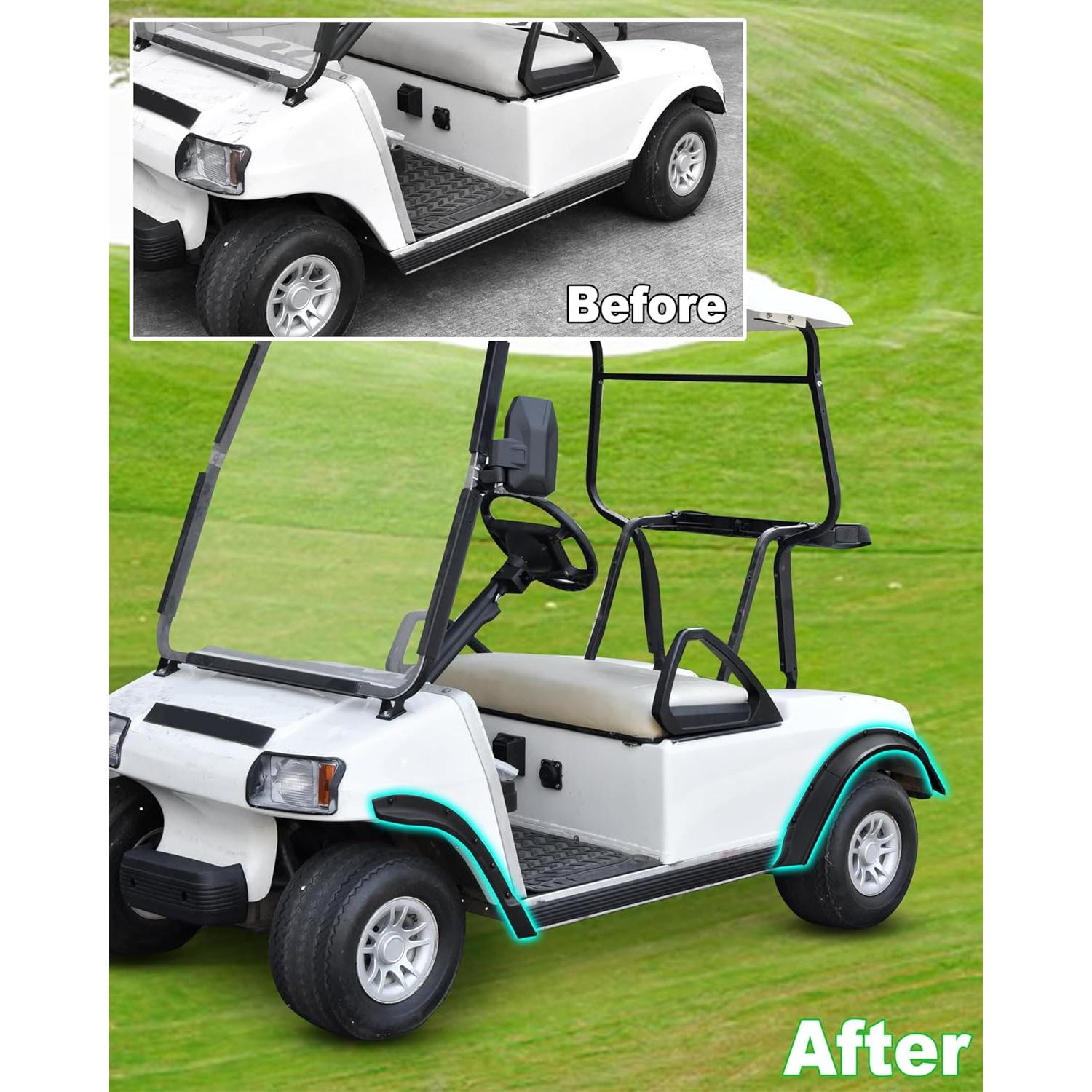 Guardabarros Delanteros y Traseros SAUTVS para Club Car DS 1993+