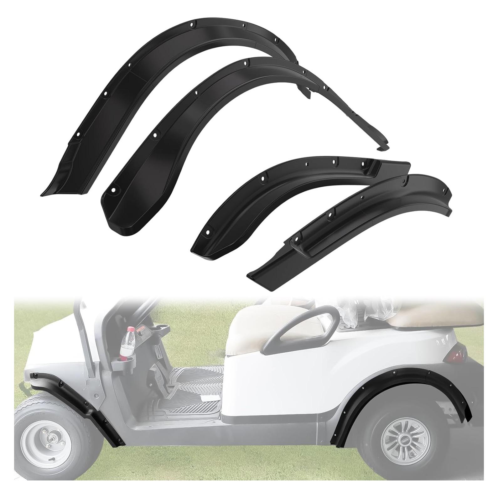 Guardabarros Negro CYOOYC para Carrito Golf Club Car Tempo 2017-2025
