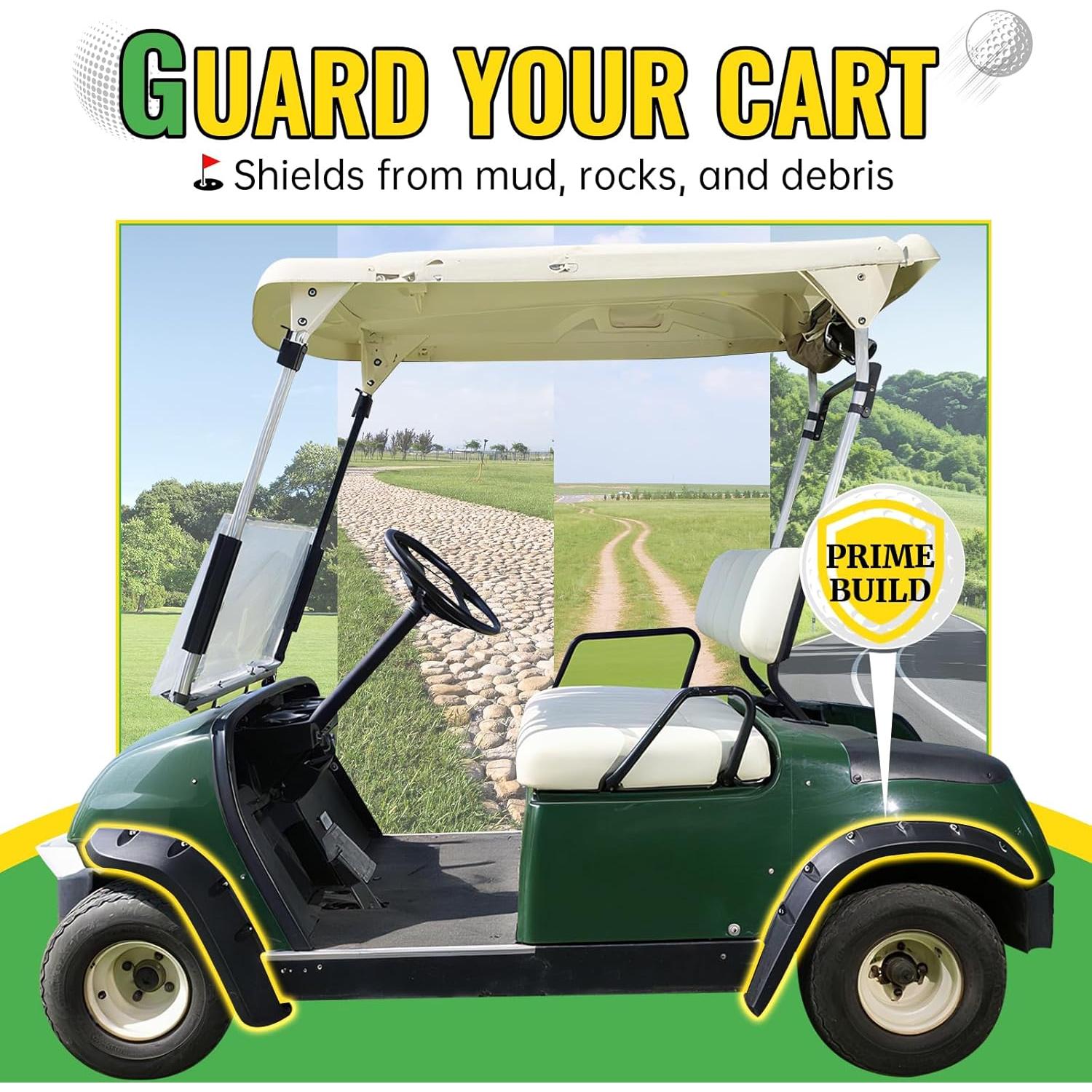 Extensiones de Guardabarros Yamaha G14 G16 G19 G20 G22 - 4PCS