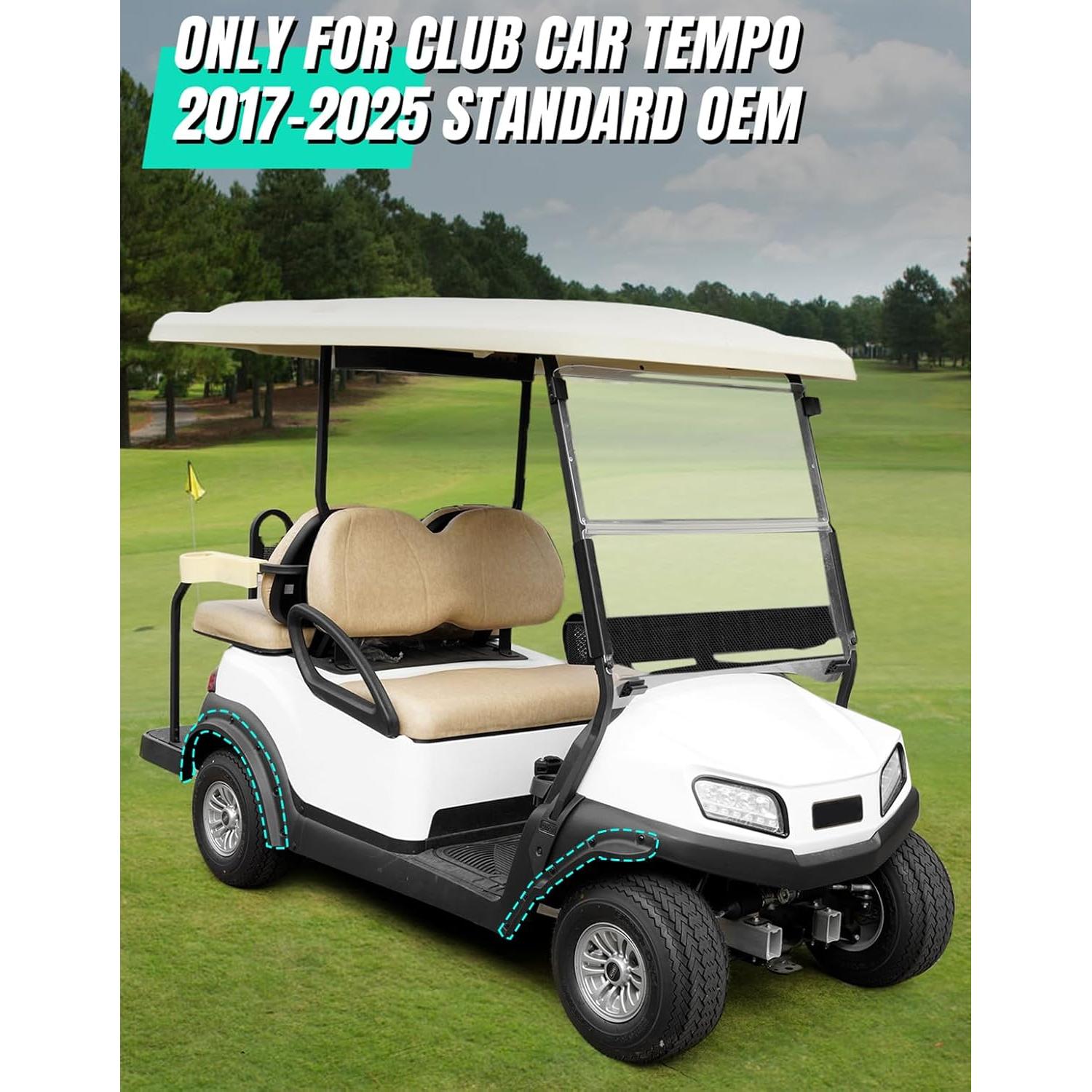 Guardabarros Dacalo para Carro de Golf Club Car DS 1993+ 4PCS