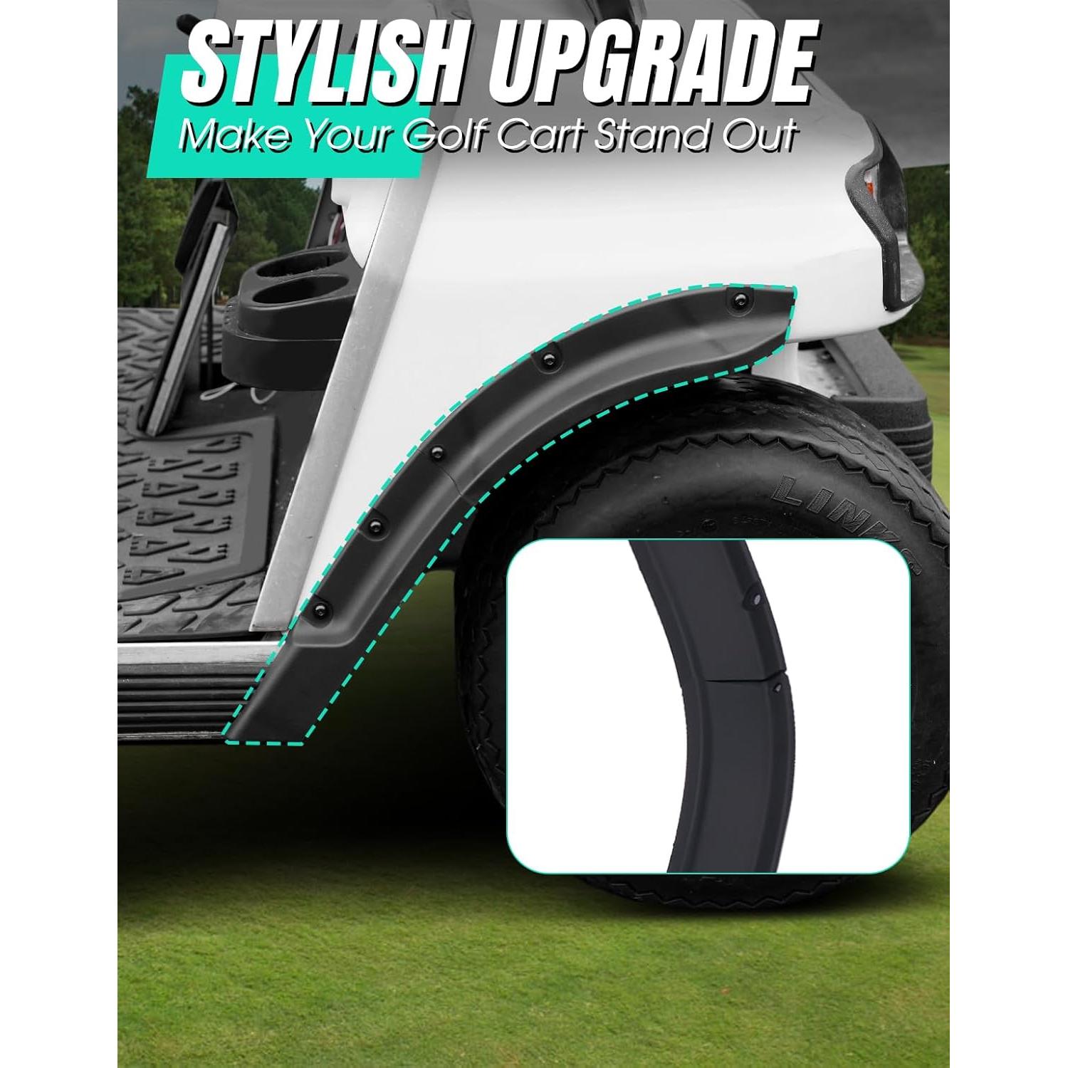 Guardabarros Dacalo para Carro de Golf Club Car DS 1993+ 4PCS