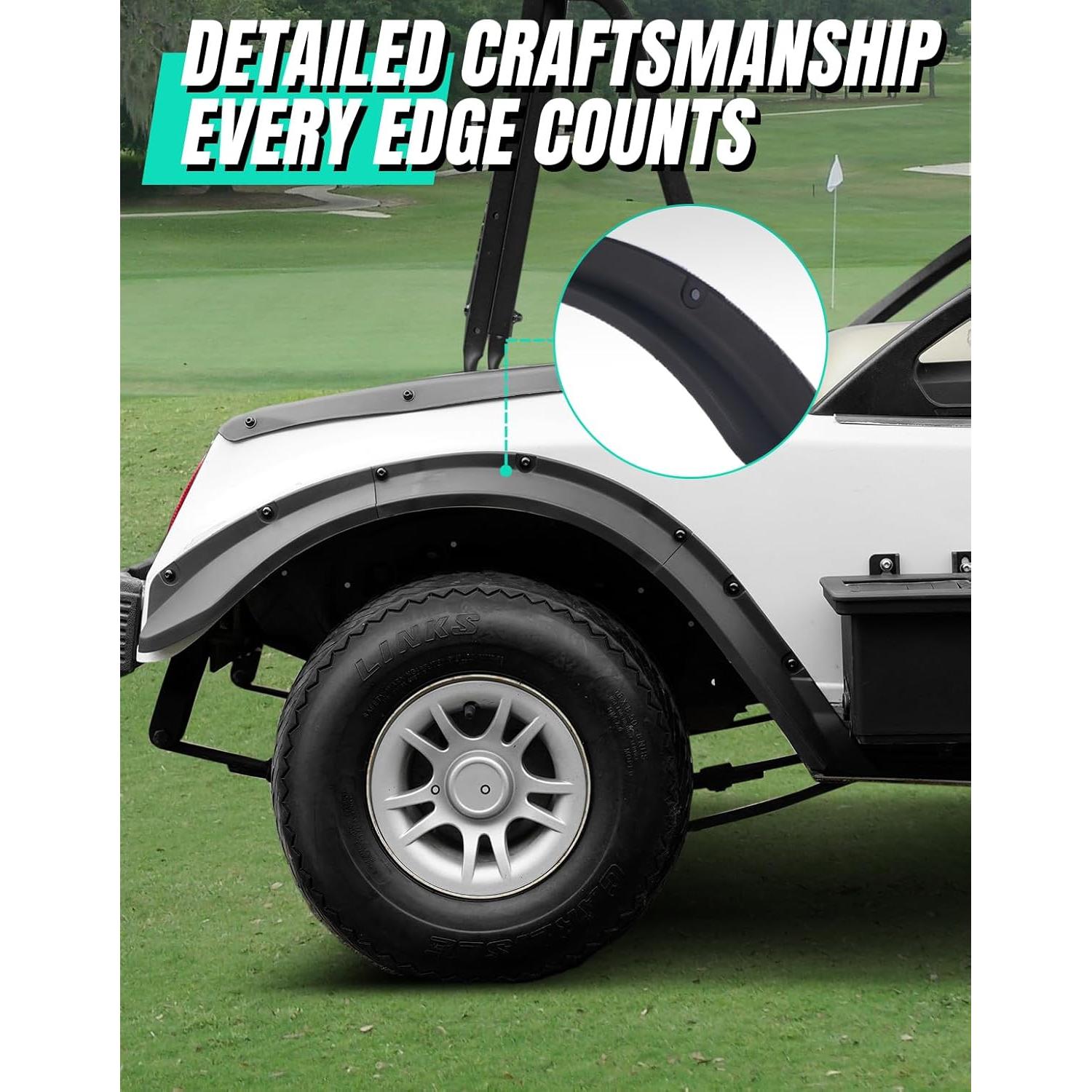 Guardabarros Dacalo para Carro de Golf Club Car DS 1993+ 4PCS