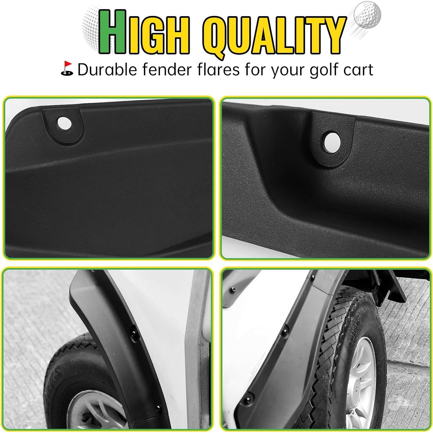 Guardabarros Delanteros y Traseros CYOOYC para Club Car DS 1993-2025