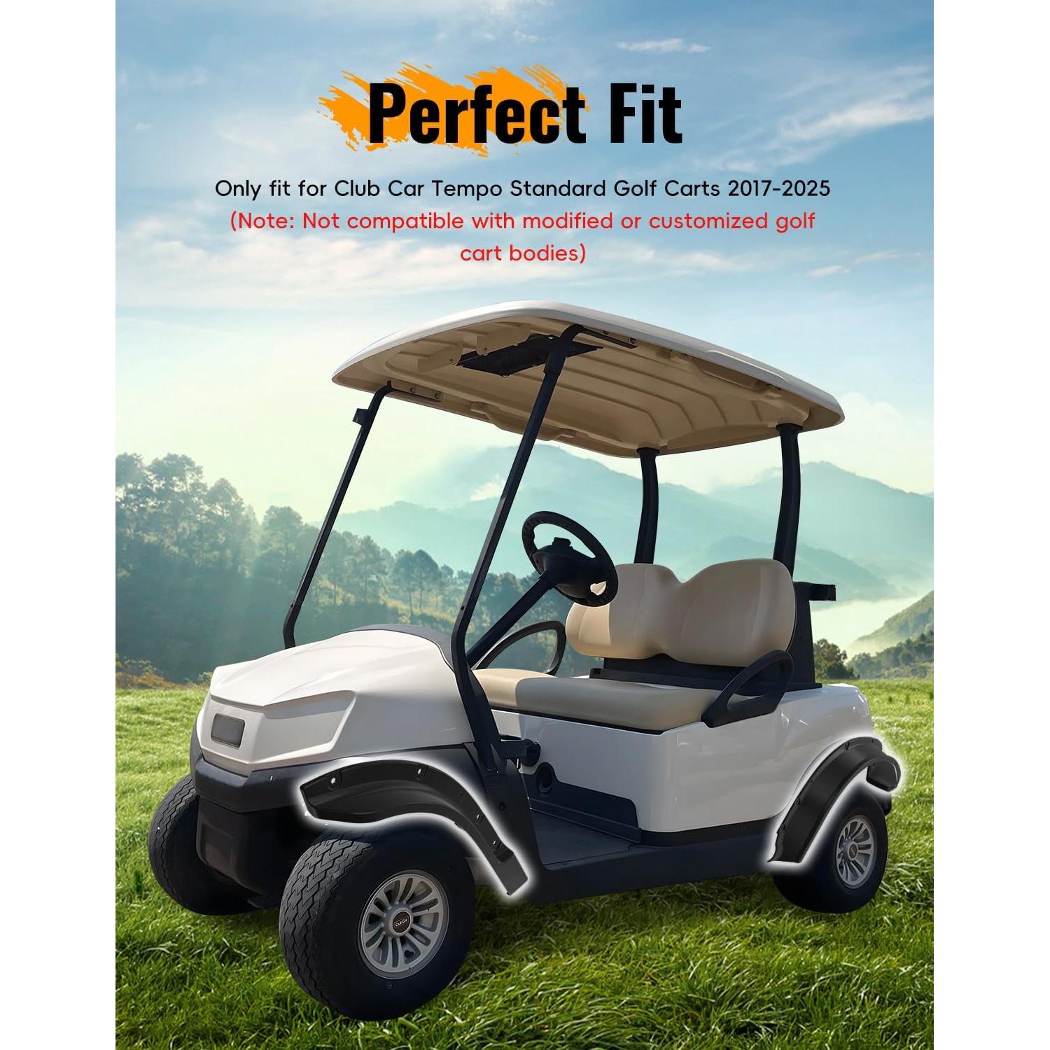 Guardabarros Delanteros y Traseros LuxeMoto para Carrito Golf 2017-2025