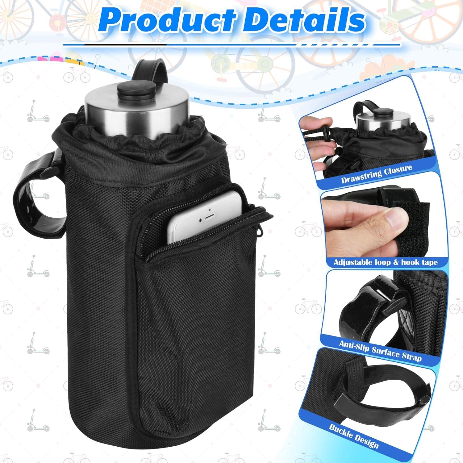 Soporte Botella Bicicleta Cosmos BIKE-BOT-BAG 2 Pcs Negro