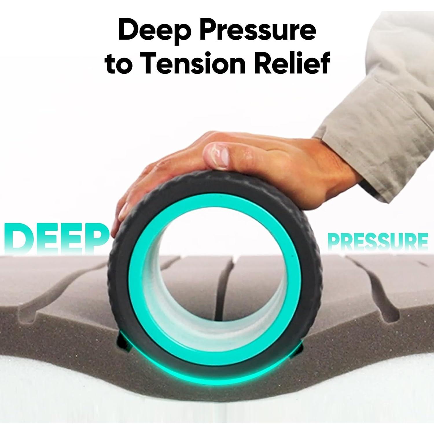 Rodillo de Espalda FitBeast 15.24 cm - Masaje y Estiramiento