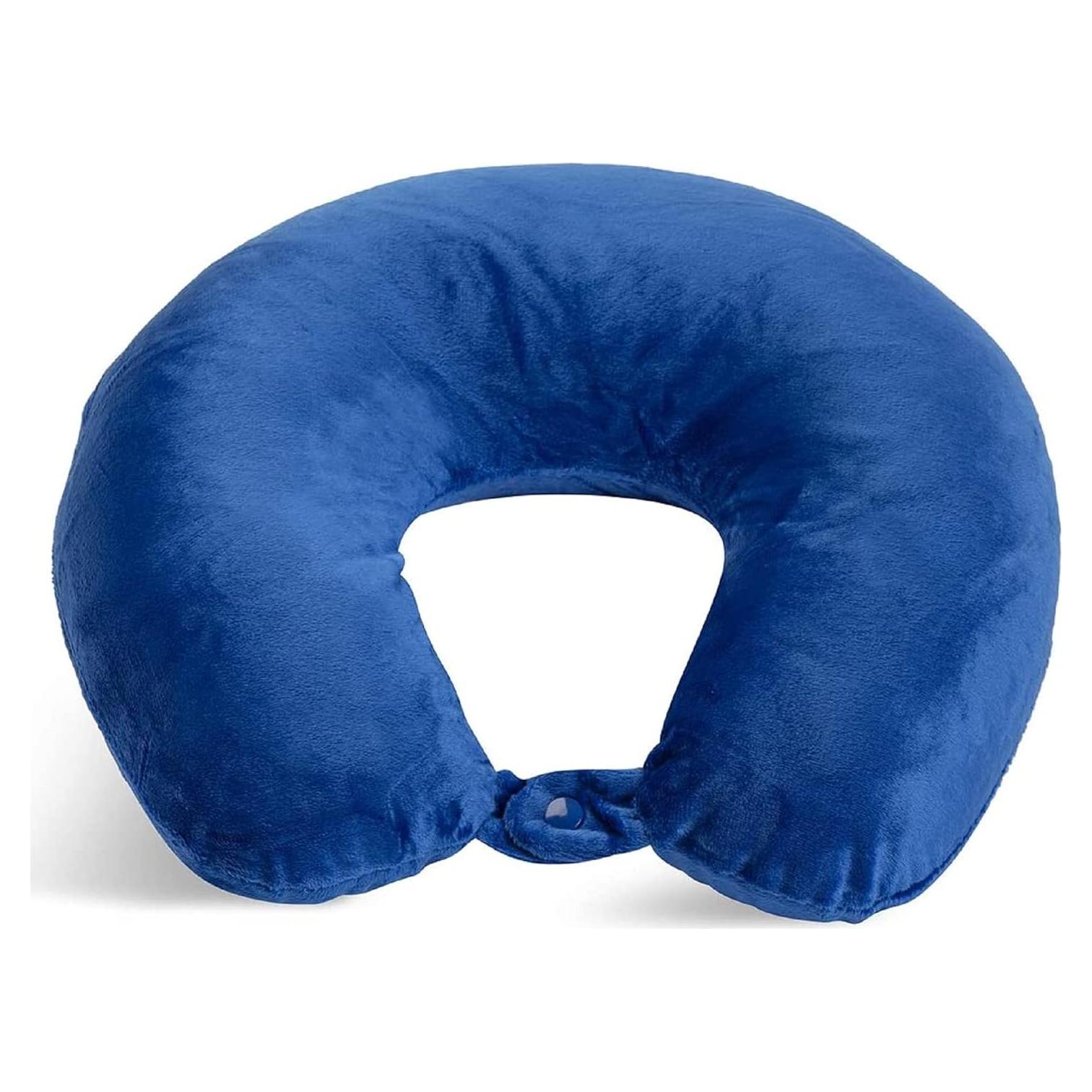 Almohada de Cuello Microfibra Wolf Essentials Cobalto 30x10 cm