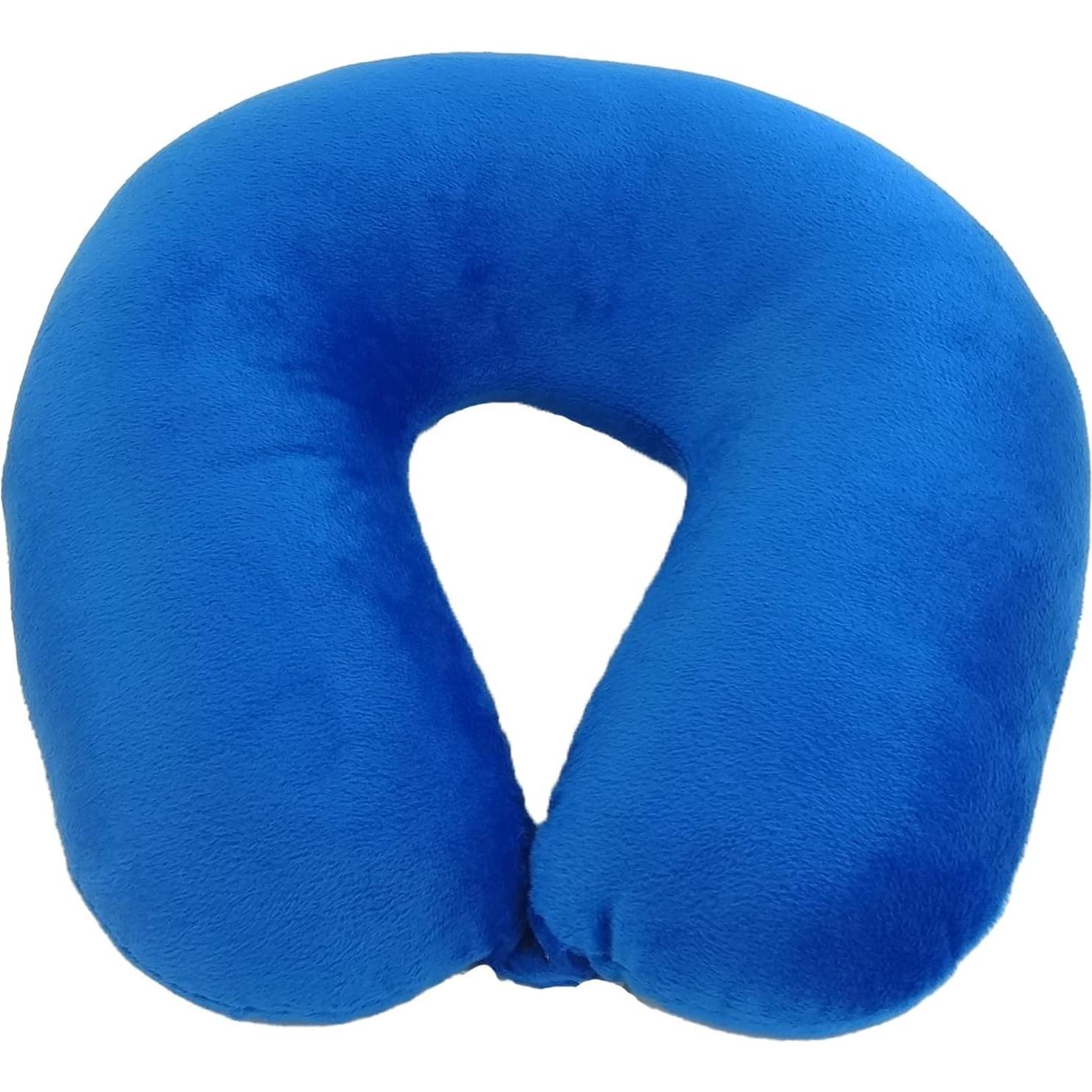 Almohada de Cuello Microfibra Wolf Essentials Cobalto 30x10 cm