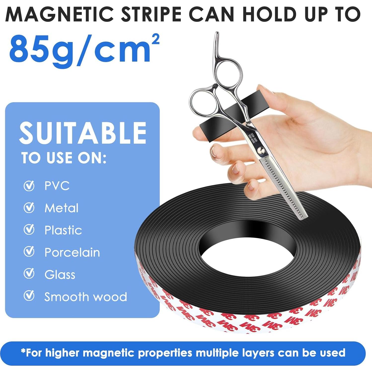 Cinta Magnética Adhesiva DTLHCNCT 2.54cm x 3.05m - DIY