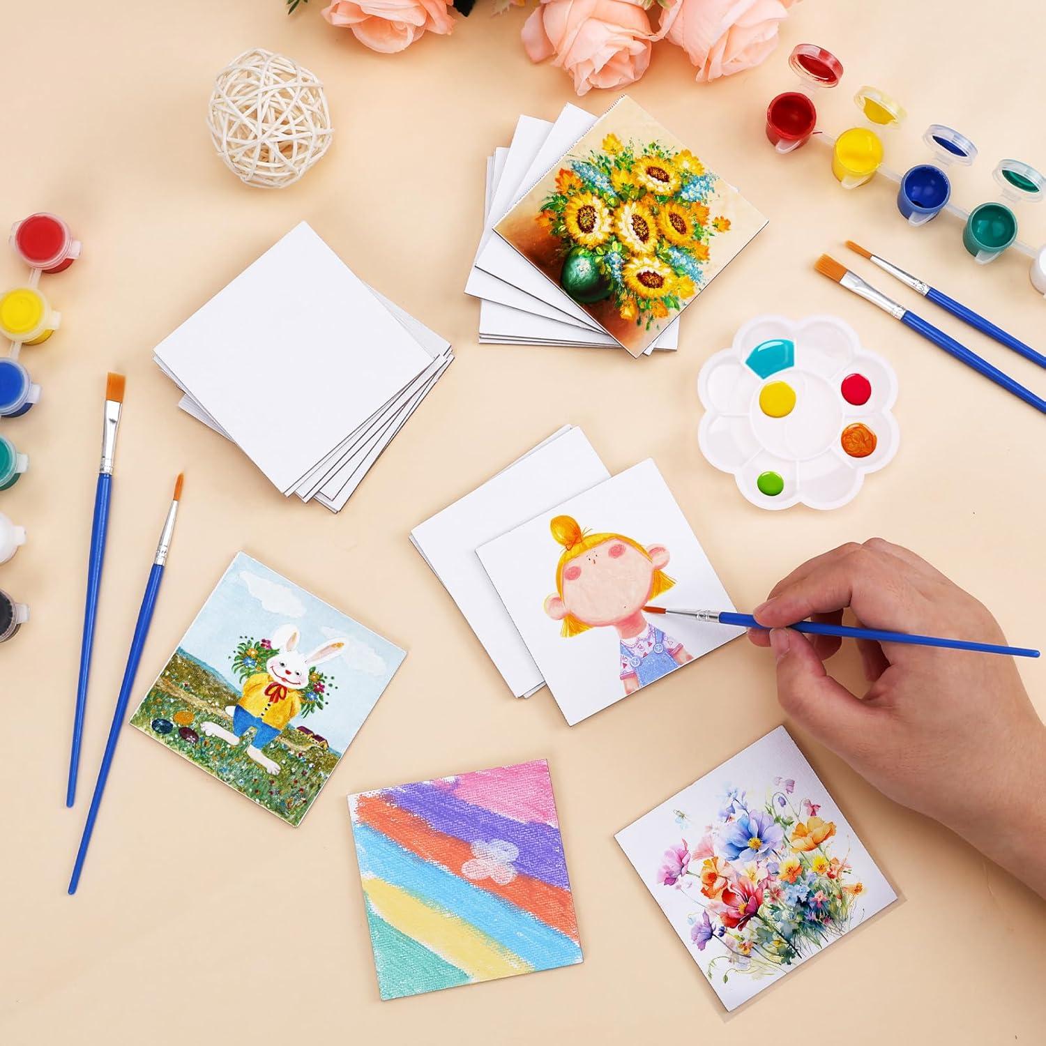 Paquete de 24 Lienzos Magnéticos Mini 7.6x7.6cm ESRICH