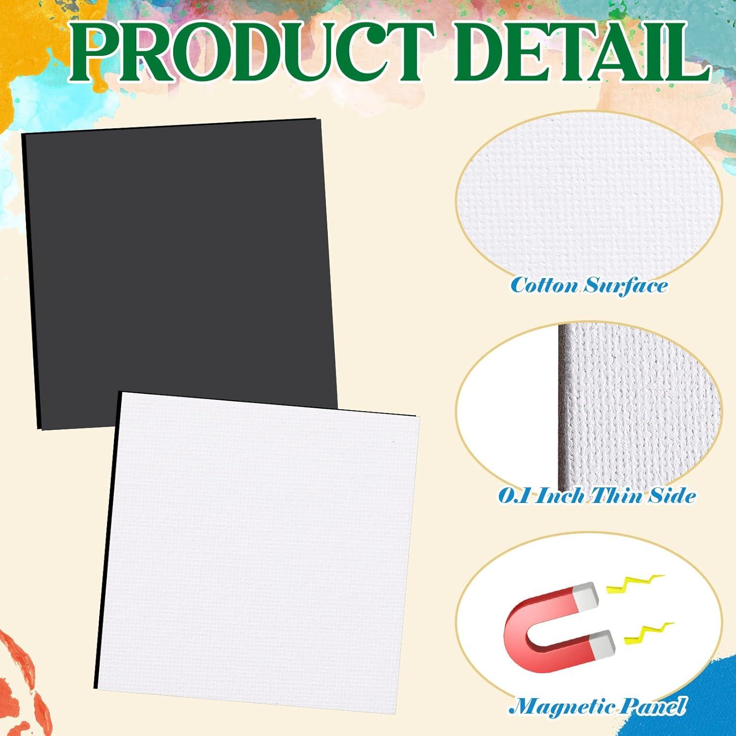 Supervitae 15 Paneles de Lienzo Magnéticos 6.35x6.35 cm Blanco